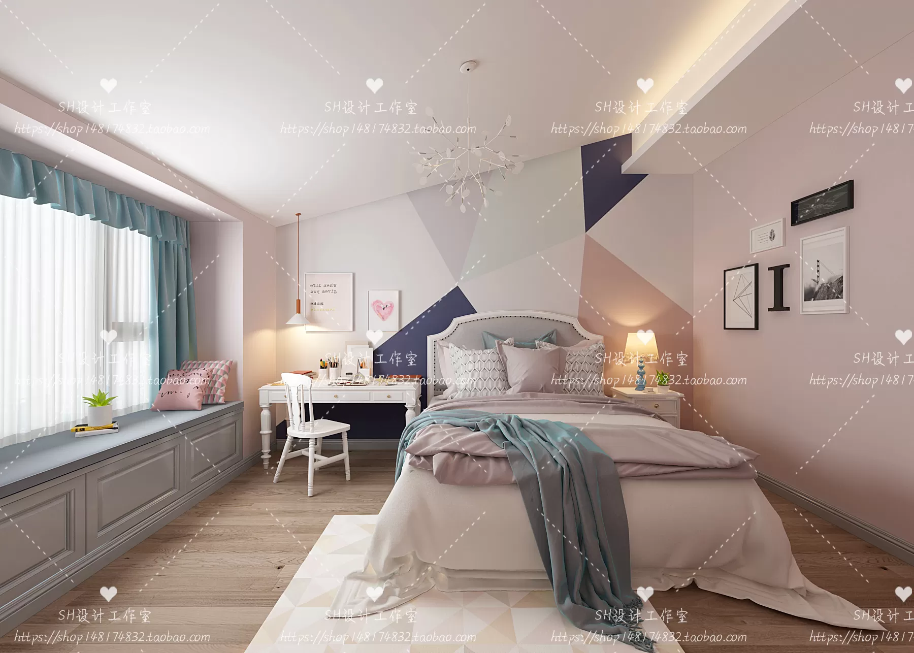 CHILDREN ROOM 3D SCENES – VRAY RENDER – 311