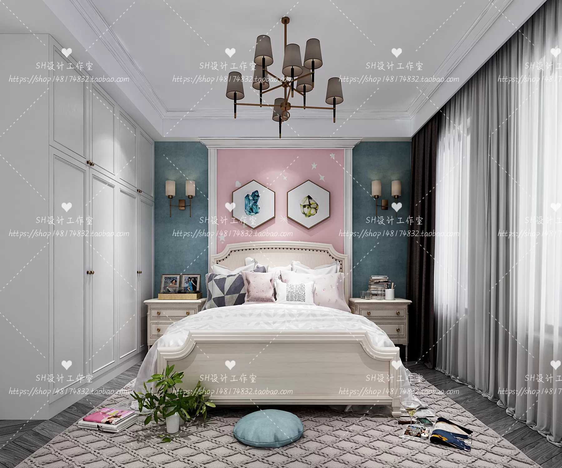 CHILDREN ROOM 3D SCENES – VRAY RENDER – 313