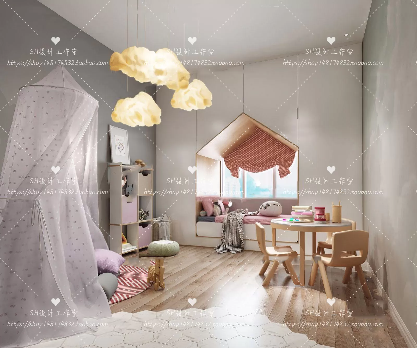 CHILDREN ROOM 3D SCENES – VRAY RENDER – 316