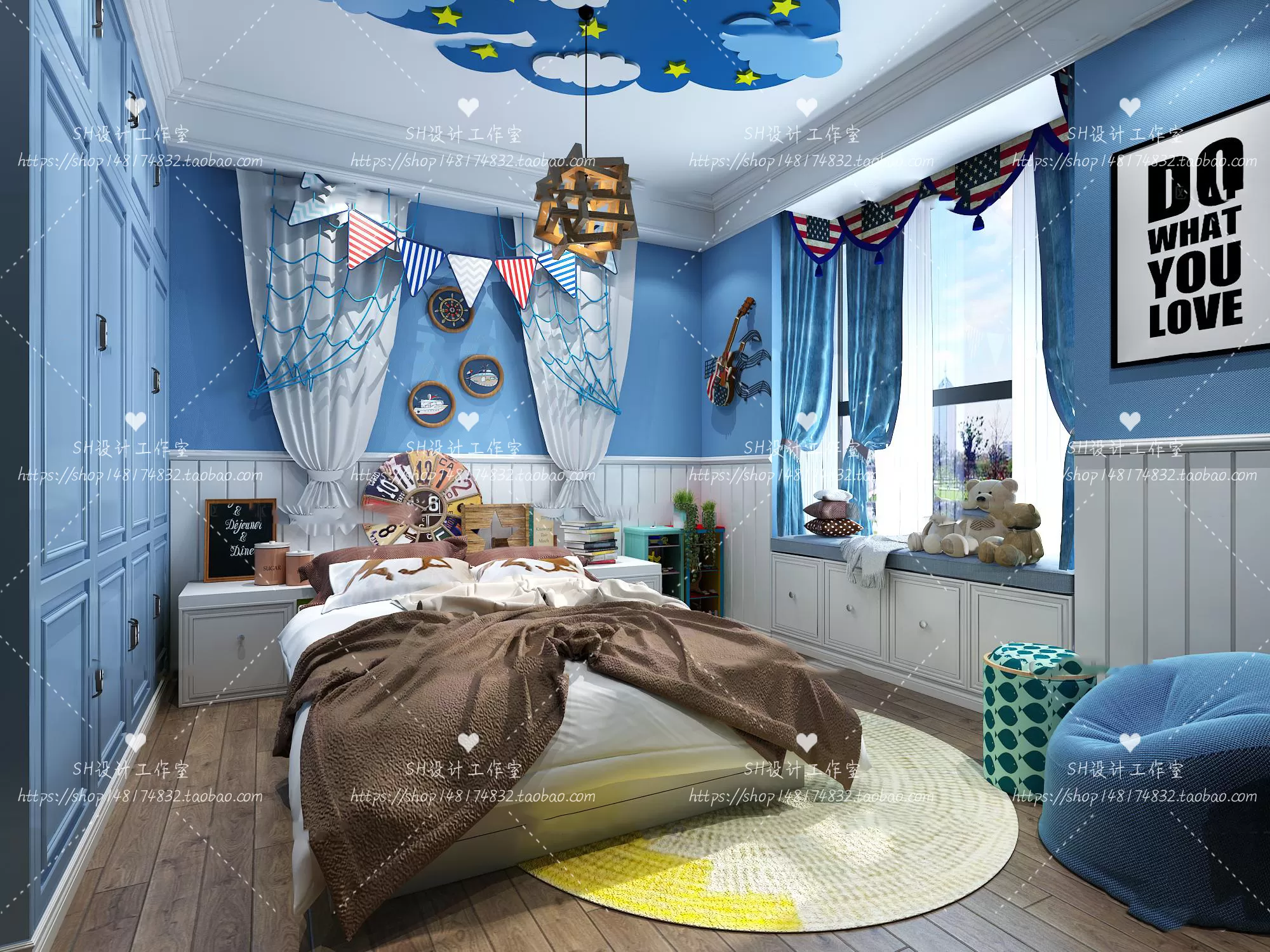CHILDREN ROOM 3D SCENES – VRAY RENDER – 357