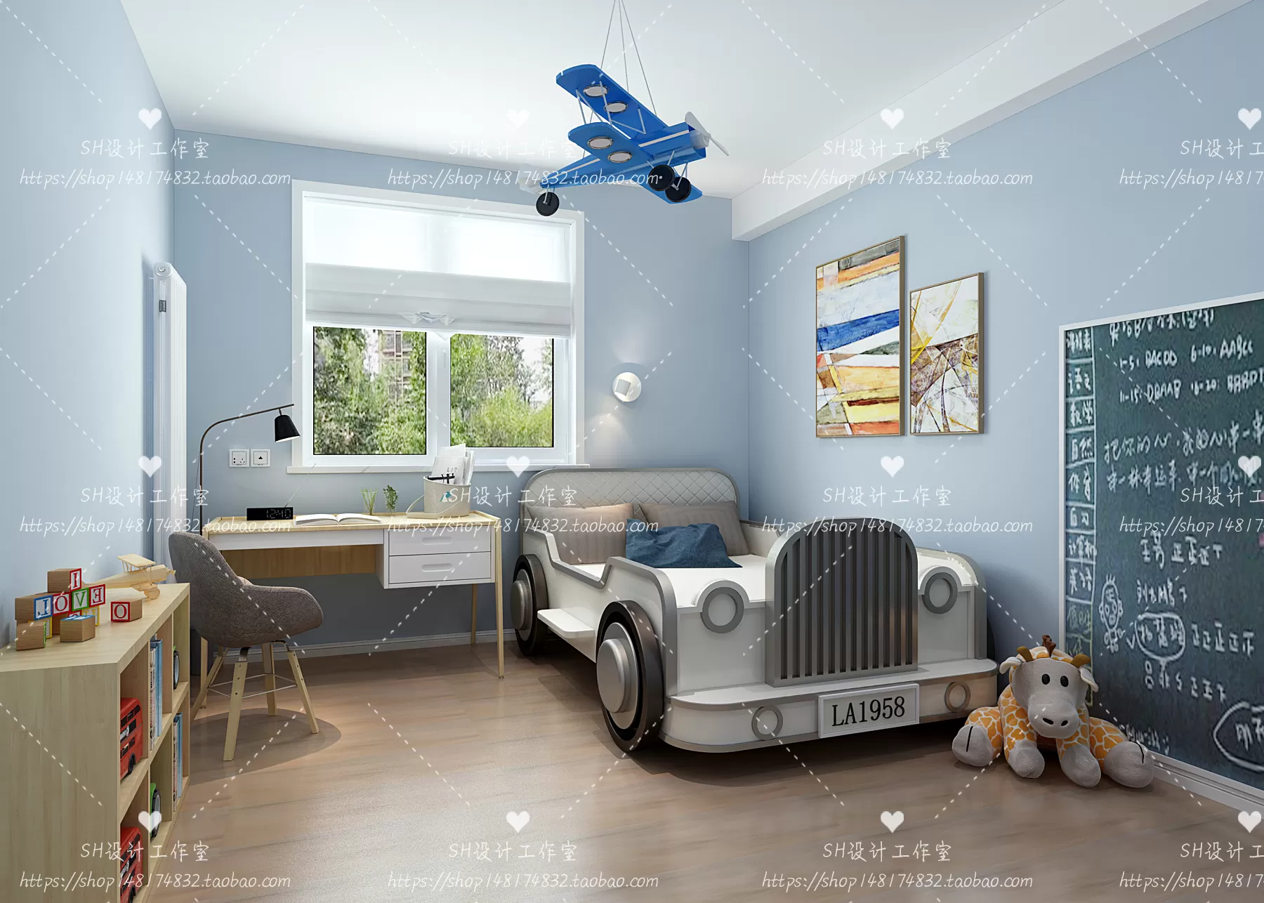 CHILDREN ROOM 3D SCENES – VRAY RENDER – 364