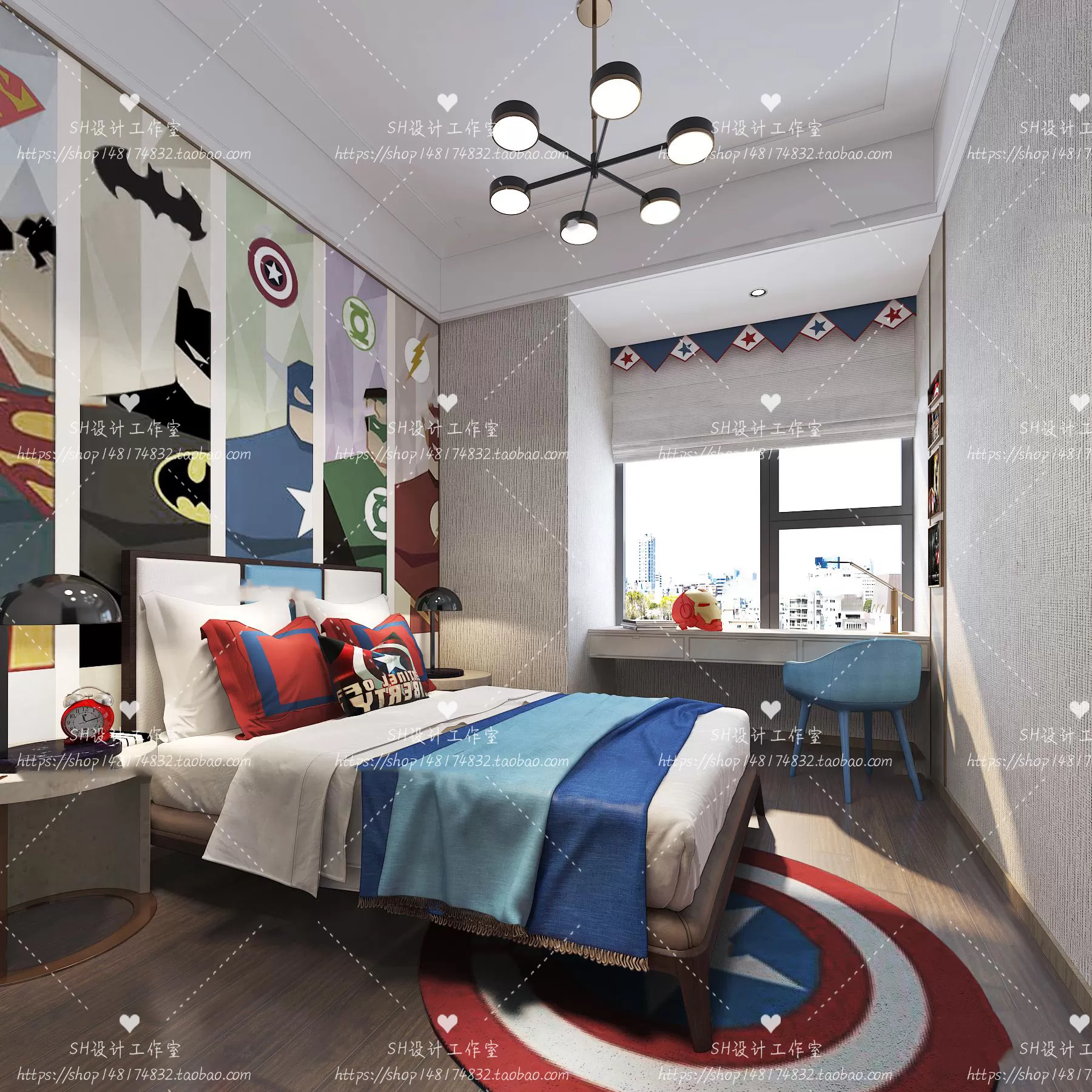 CHILDREN ROOM 3D SCENES – VRAY RENDER – 372