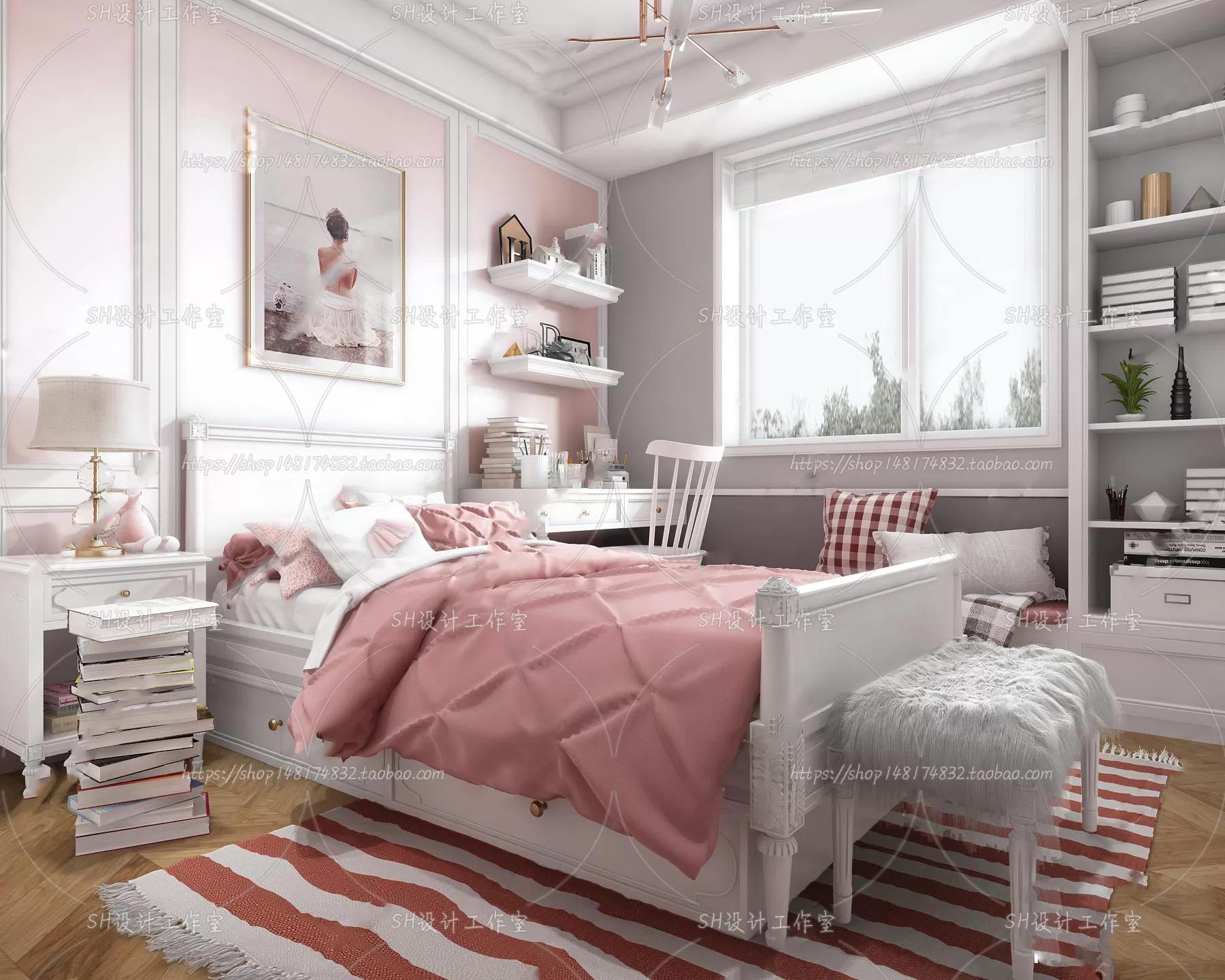 CHILDREN ROOM 3D SCENES – VRAY RENDER – 380