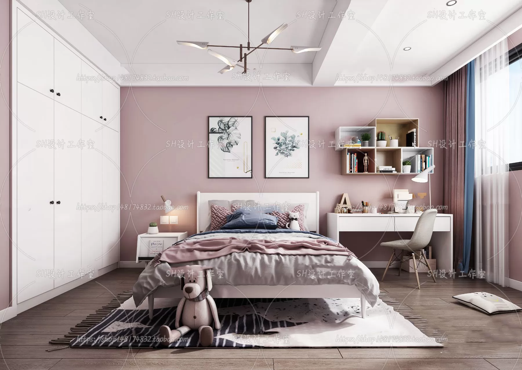 CHILDREN ROOM 3D SCENES – VRAY RENDER – 381