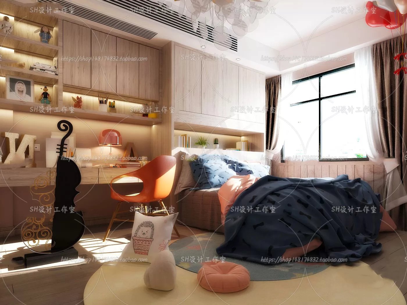 CHILDREN ROOM 3D SCENES – VRAY RENDER – 388 CHILDREN ROOM 3D SCENES – VRAY RENDER – 388