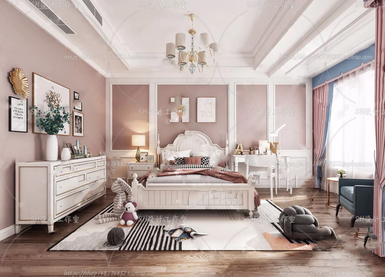 CHILDREN ROOM 3D SCENES – VRAY RENDER – 391 CHILDREN ROOM 3D SCENES – VRAY RENDER – 391