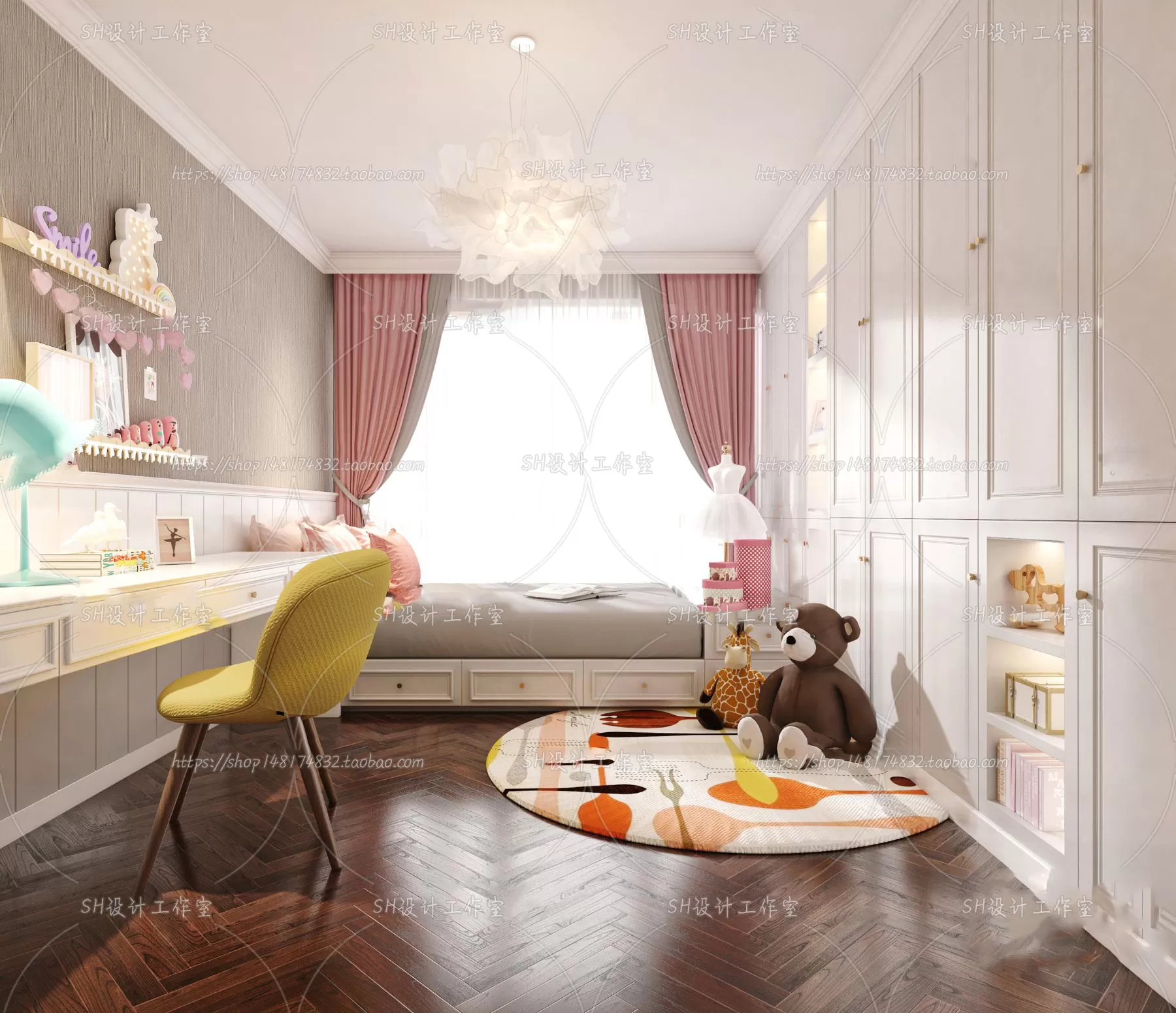 CHILDREN ROOM 3D SCENES – VRAY RENDER – 392 CHILDREN ROOM 3D SCENES – VRAY RENDER – 392