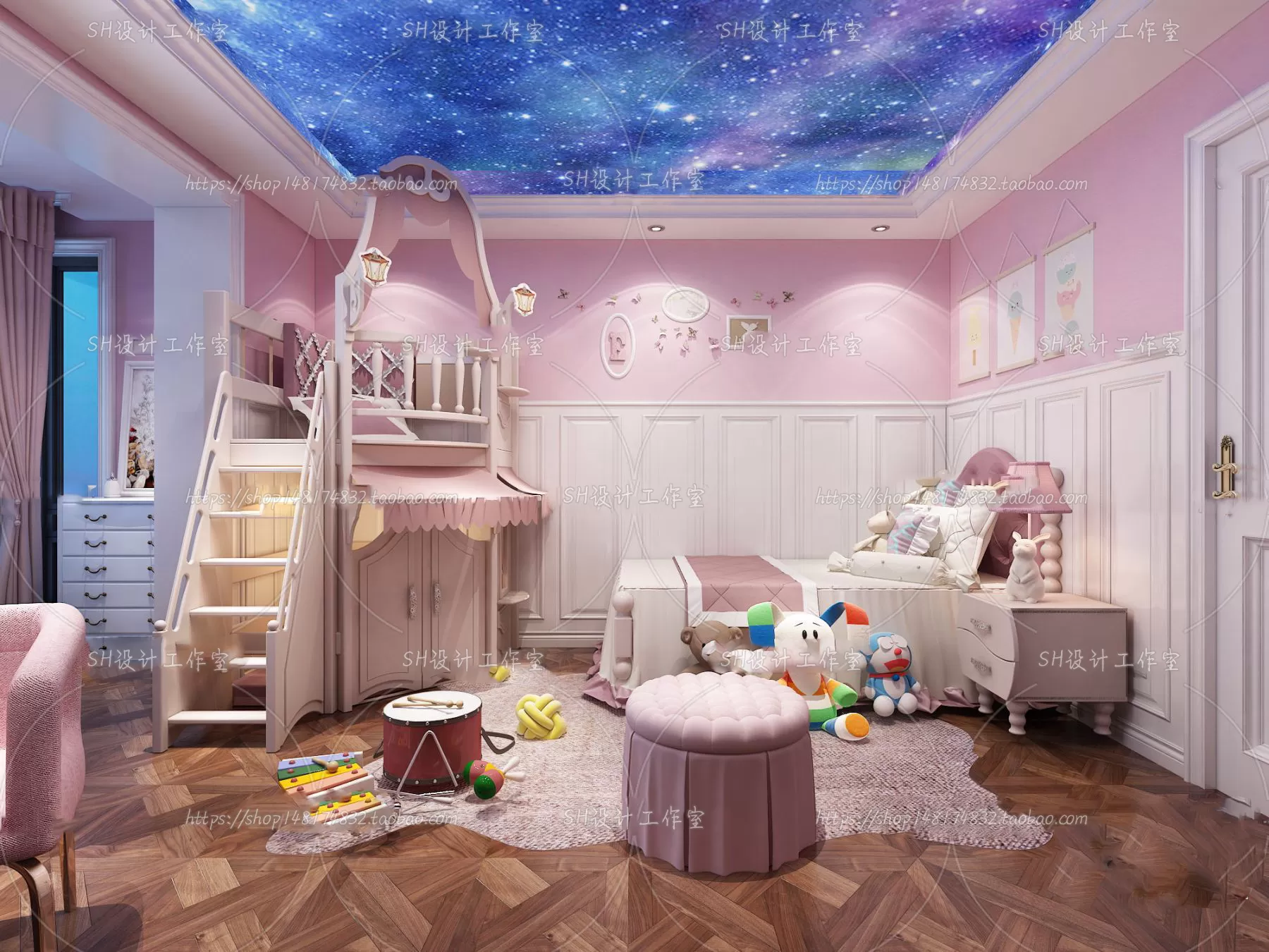CHILDREN ROOM 3D SCENES – VRAY RENDER – 394 CHILDREN ROOM 3D SCENES – VRAY RENDER – 394