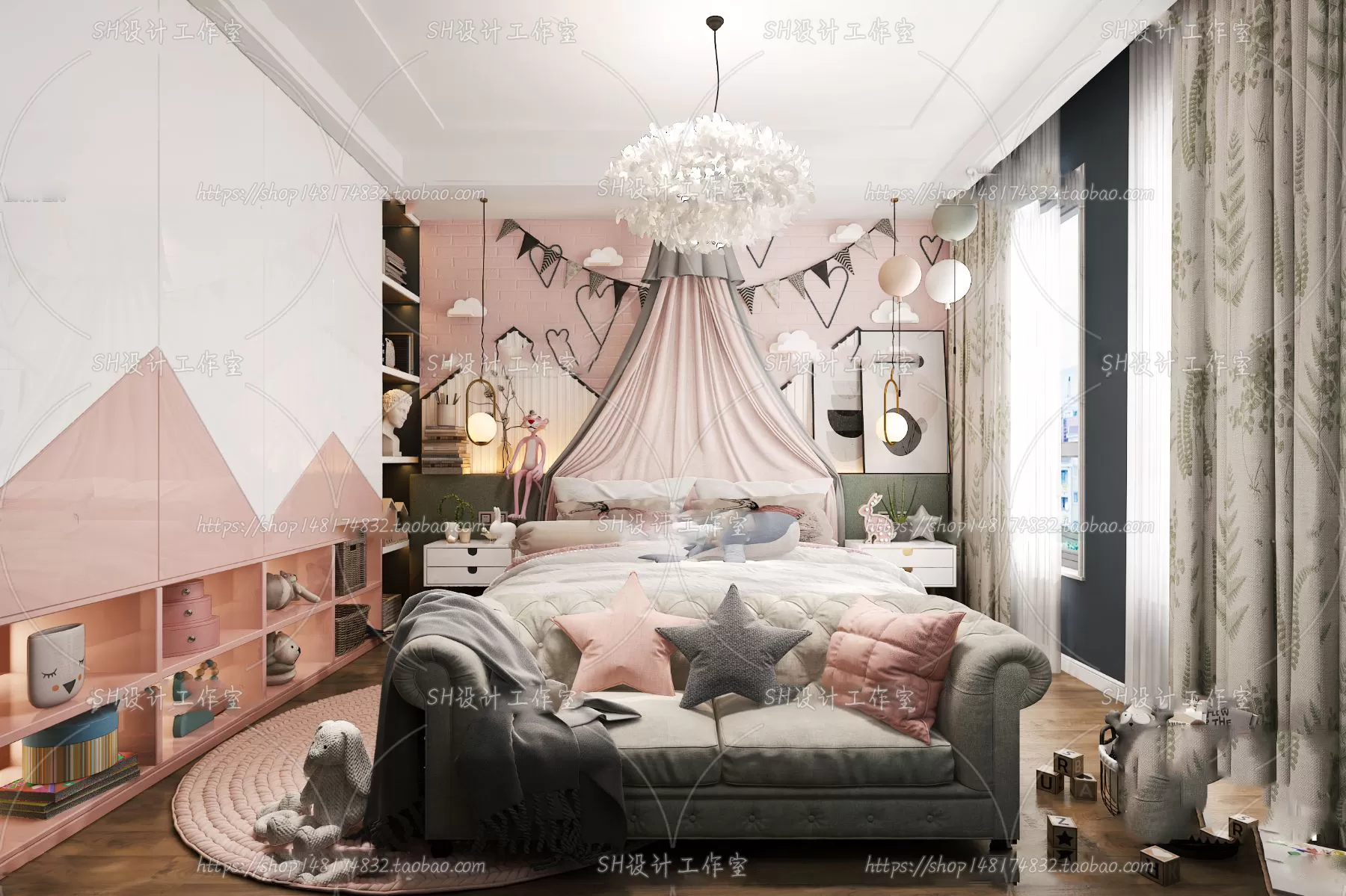 CHILDREN ROOM 3D SCENES – VRAY RENDER – 398 CHILDREN ROOM 3D SCENES – VRAY RENDER – 398