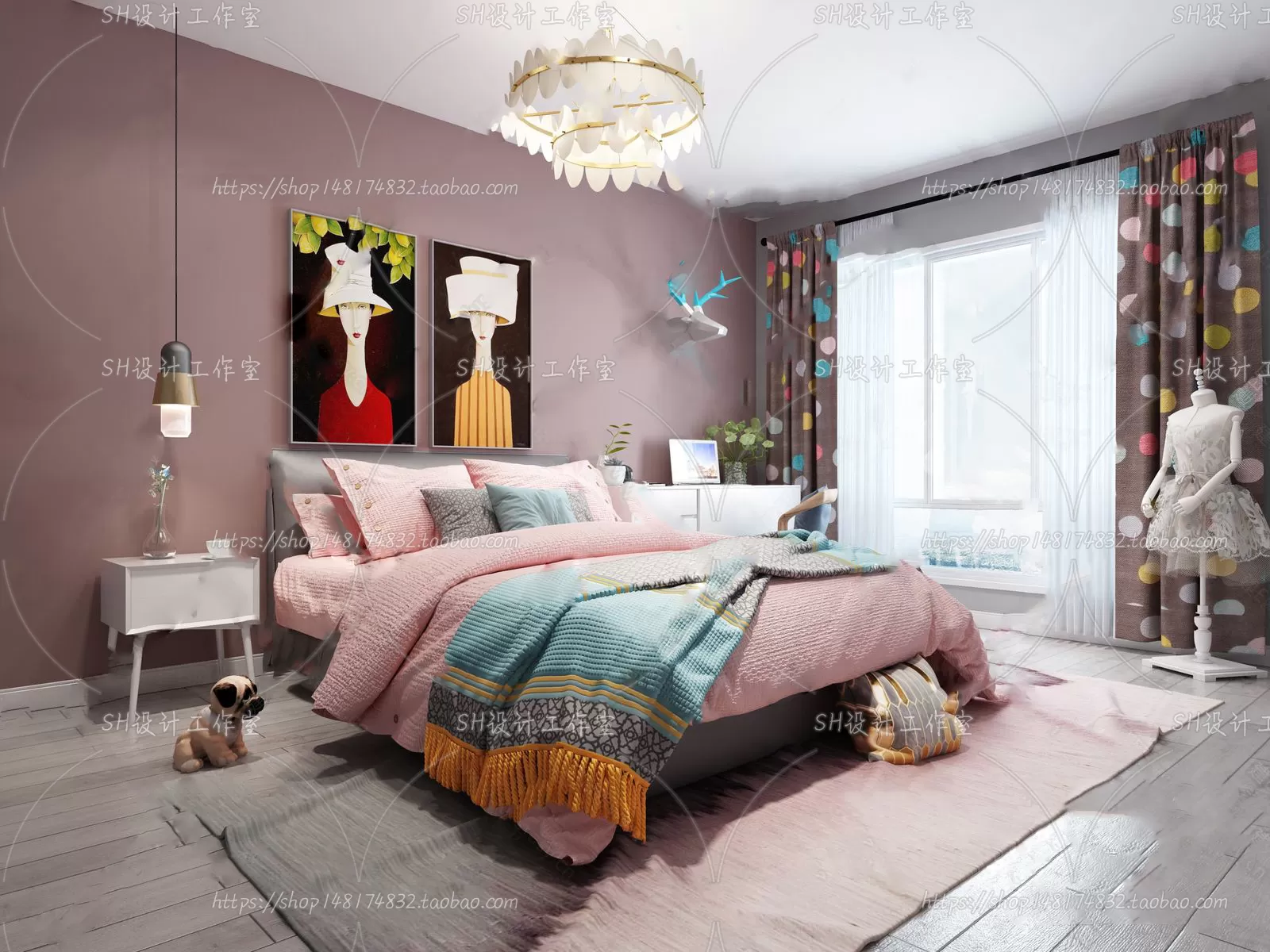 CHILDREN ROOM 3D SCENES – VRAY RENDER – 400 CHILDREN ROOM 3D SCENES – VRAY RENDER – 400