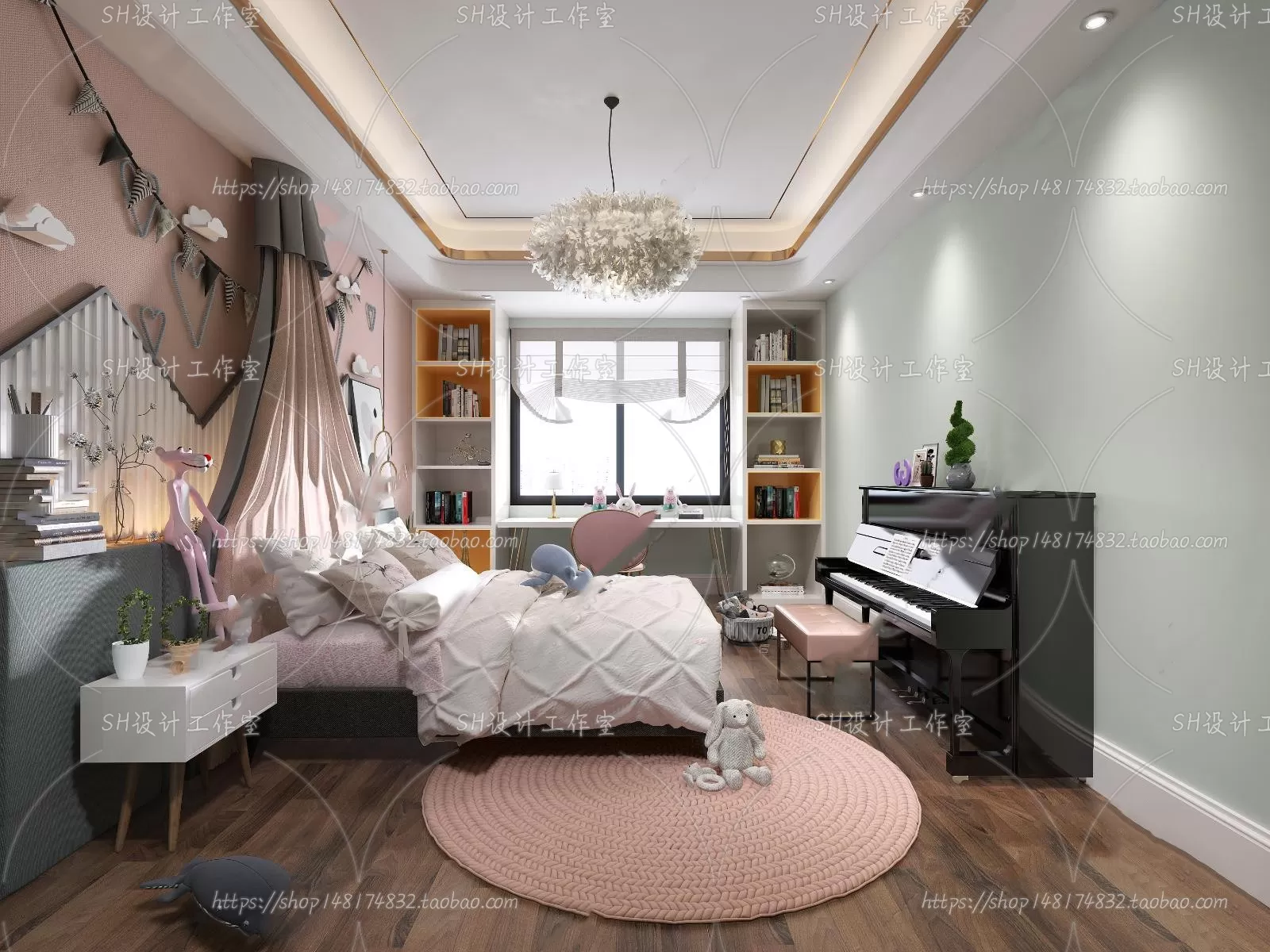 CHILDREN ROOM 3D SCENES – VRAY RENDER – 402 CHILDREN ROOM 3D SCENES – VRAY RENDER – 402