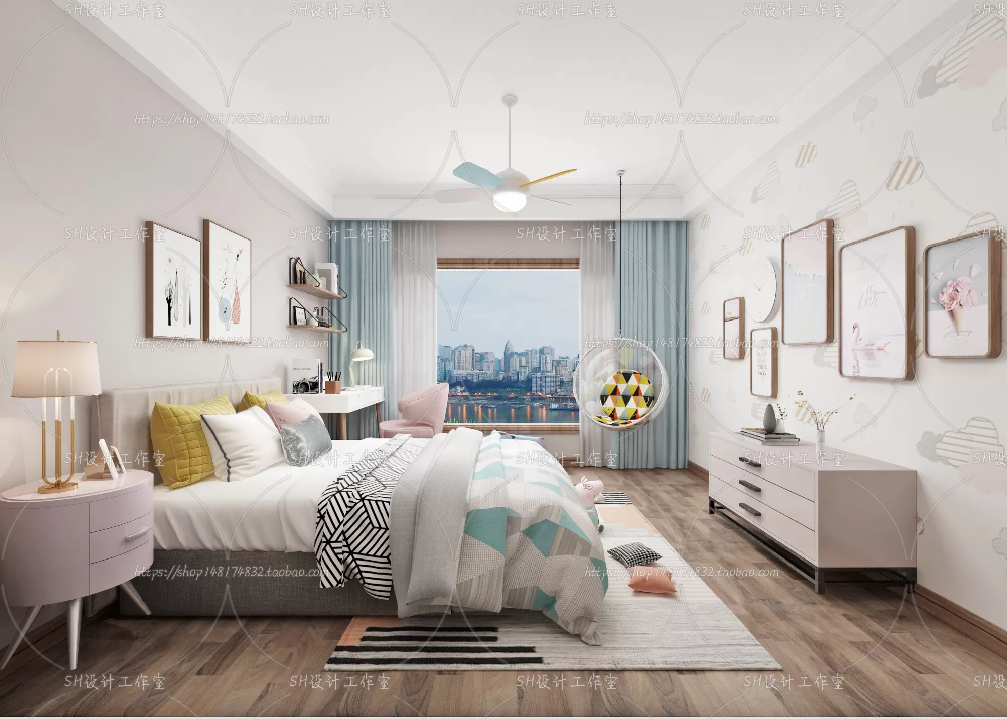 CHILDREN ROOM 3D SCENES – VRAY RENDER – 407 CHILDREN ROOM 3D SCENES – VRAY RENDER – 407