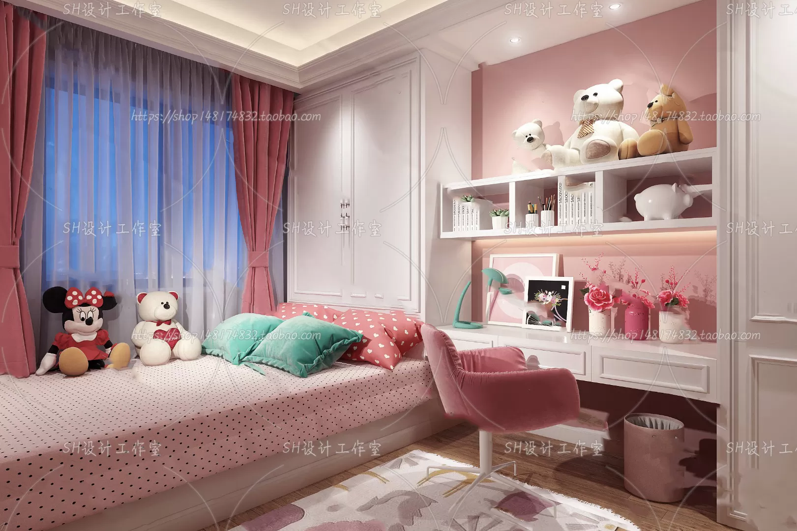 CHILDREN ROOM 3D SCENES – VRAY RENDER – 413 CHILDREN ROOM 3D SCENES – VRAY RENDER – 413