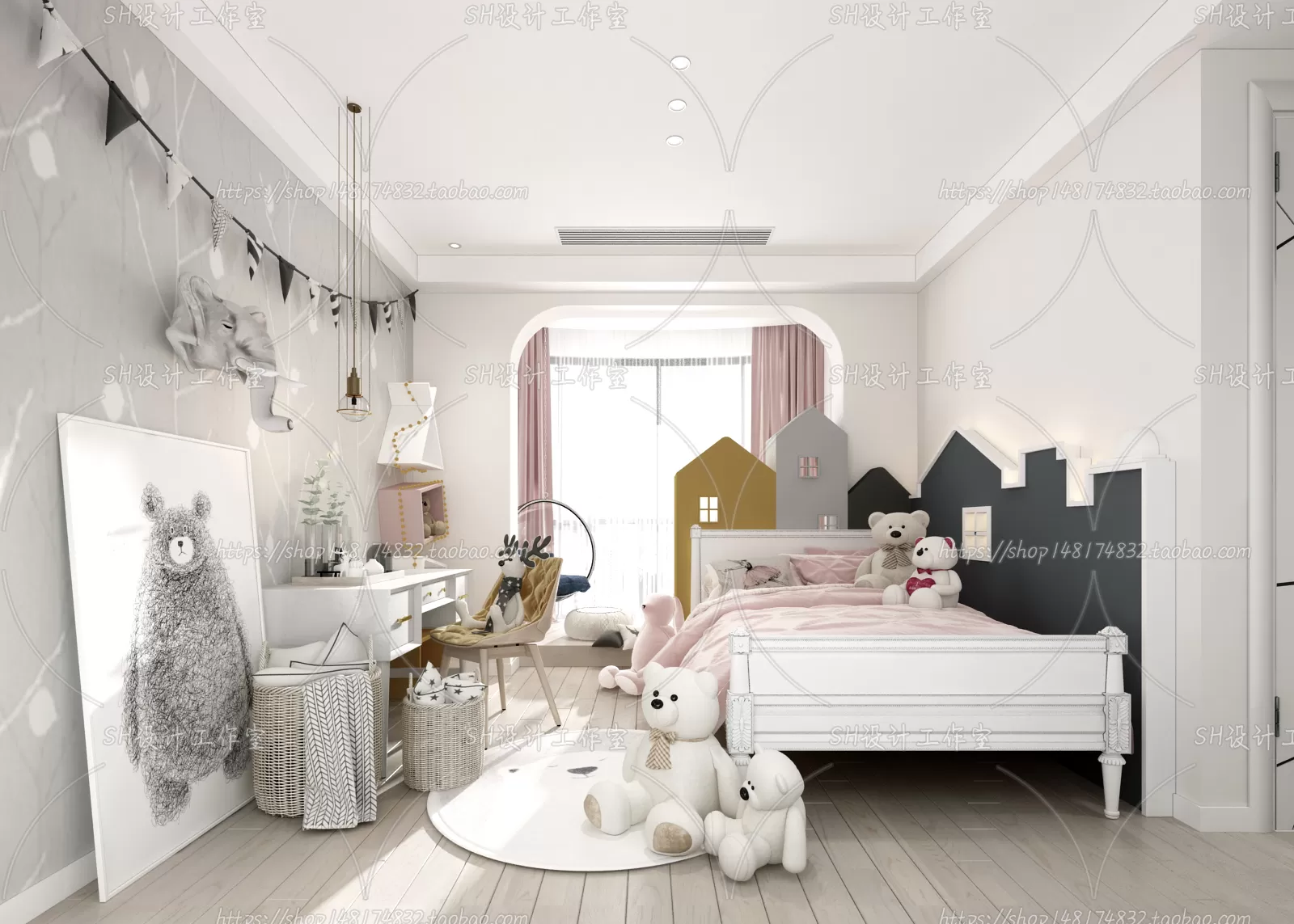 CHILDREN ROOM 3D SCENES – VRAY RENDER – 414 CHILDREN ROOM 3D SCENES – VRAY RENDER – 414