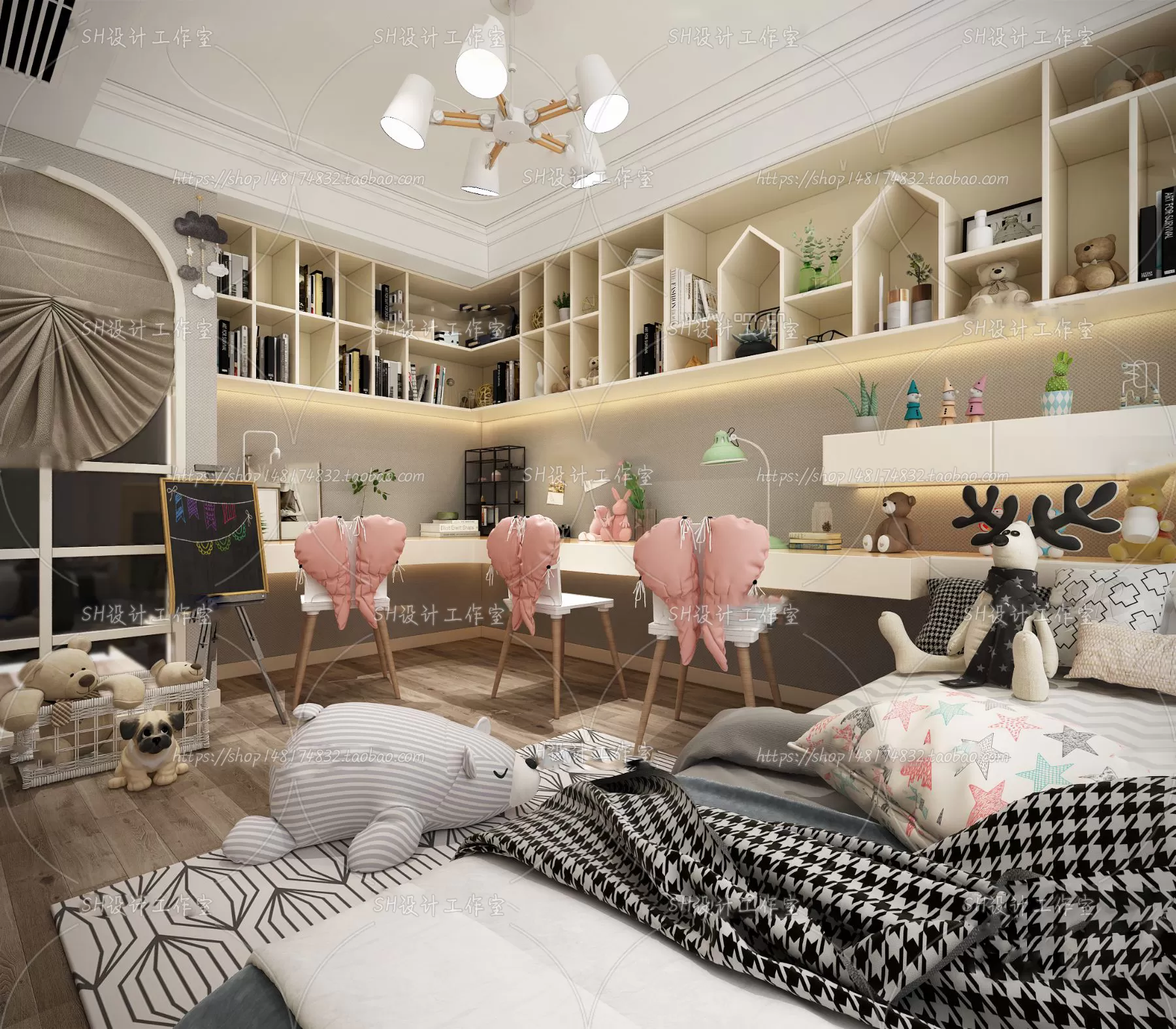 CHILDREN ROOM 3D SCENES – VRAY RENDER – 415 CHILDREN ROOM 3D SCENES – VRAY RENDER – 415