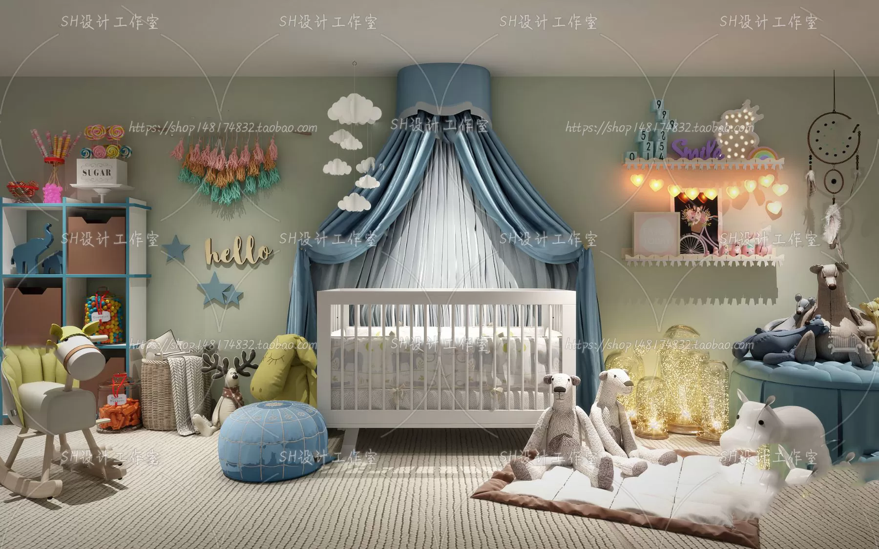 CHILDREN ROOM 3D SCENES – VRAY RENDER – 420 CHILDREN ROOM 3D SCENES – VRAY RENDER – 420