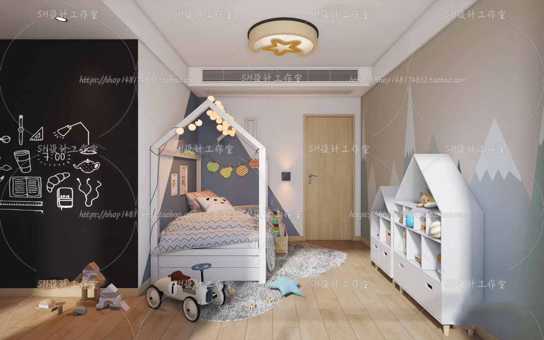 CHILDREN ROOM 3D SCENES – VRAY RENDER – 421 CHILDREN ROOM 3D SCENES – VRAY RENDER – 421