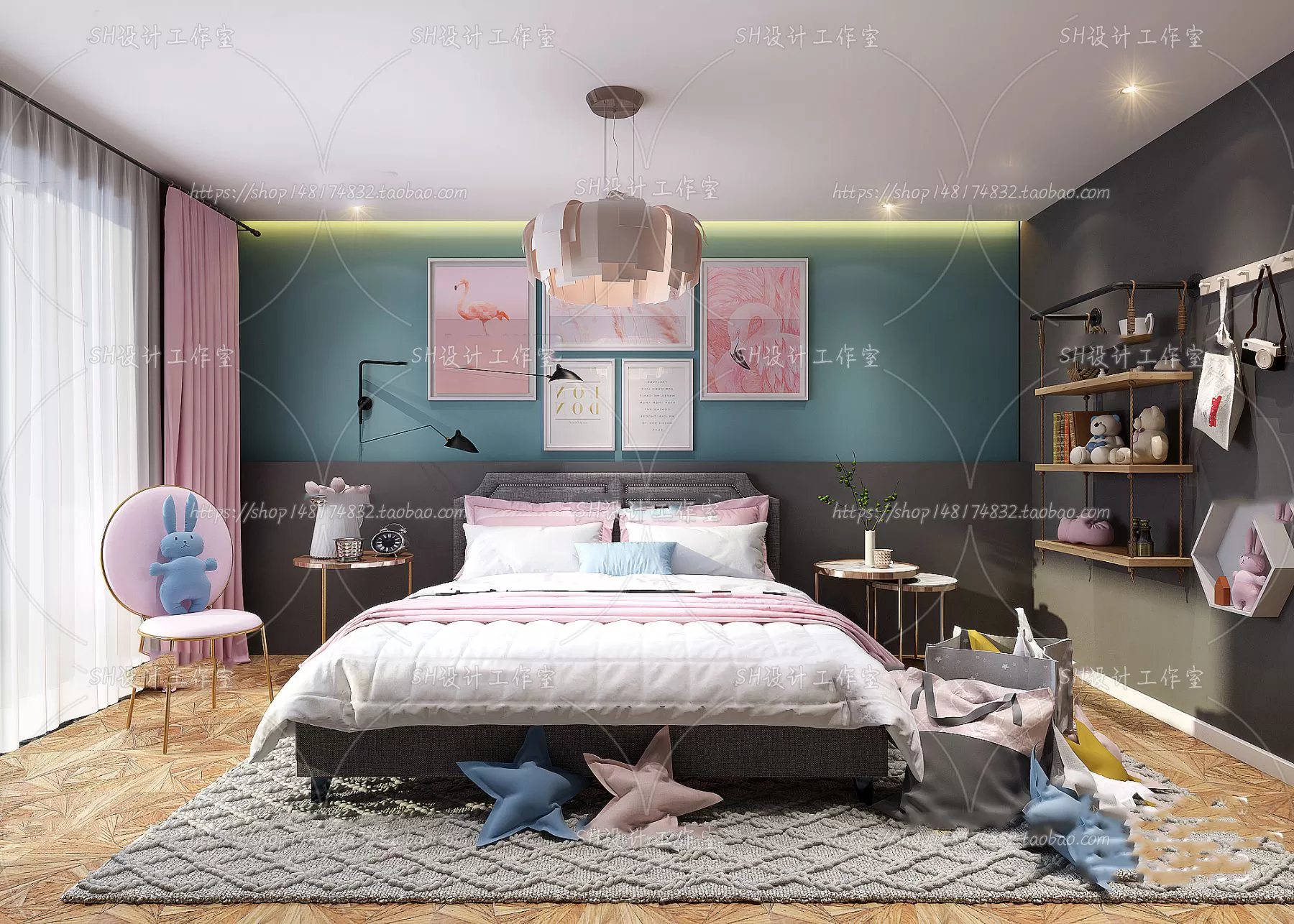 CHILDREN ROOM 3D SCENES – VRAY RENDER – 422 CHILDREN ROOM 3D SCENES – VRAY RENDER – 422