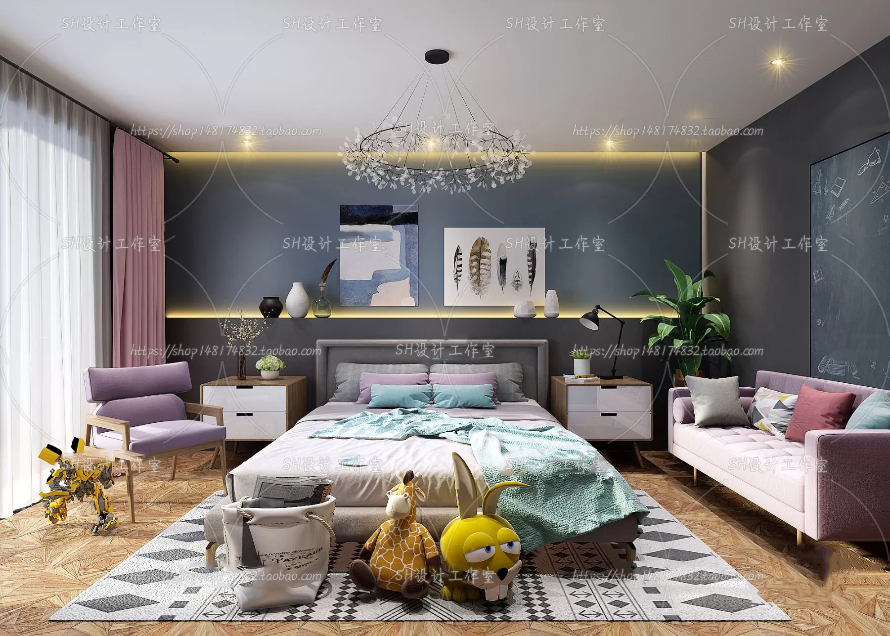 CHILDREN ROOM 3D SCENES – VRAY RENDER – 423 CHILDREN ROOM 3D SCENES – VRAY RENDER – 423