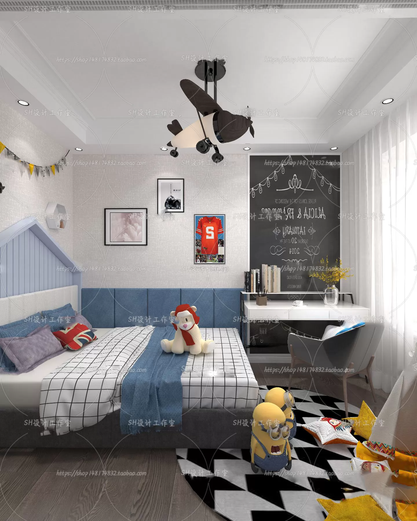 CHILDREN ROOM 3D SCENES – VRAY RENDER – 428 CHILDREN ROOM 3D SCENES – VRAY RENDER – 428