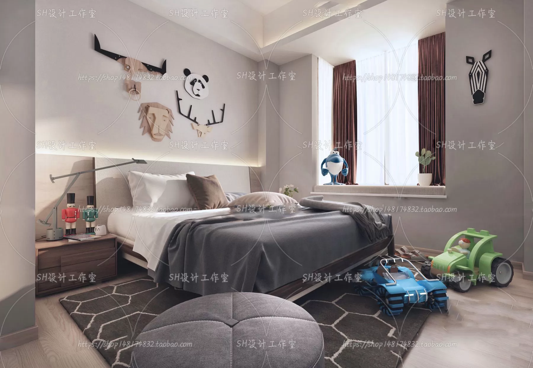 CHILDREN ROOM 3D SCENES – VRAY RENDER – 429 CHILDREN ROOM 3D SCENES – VRAY RENDER – 429