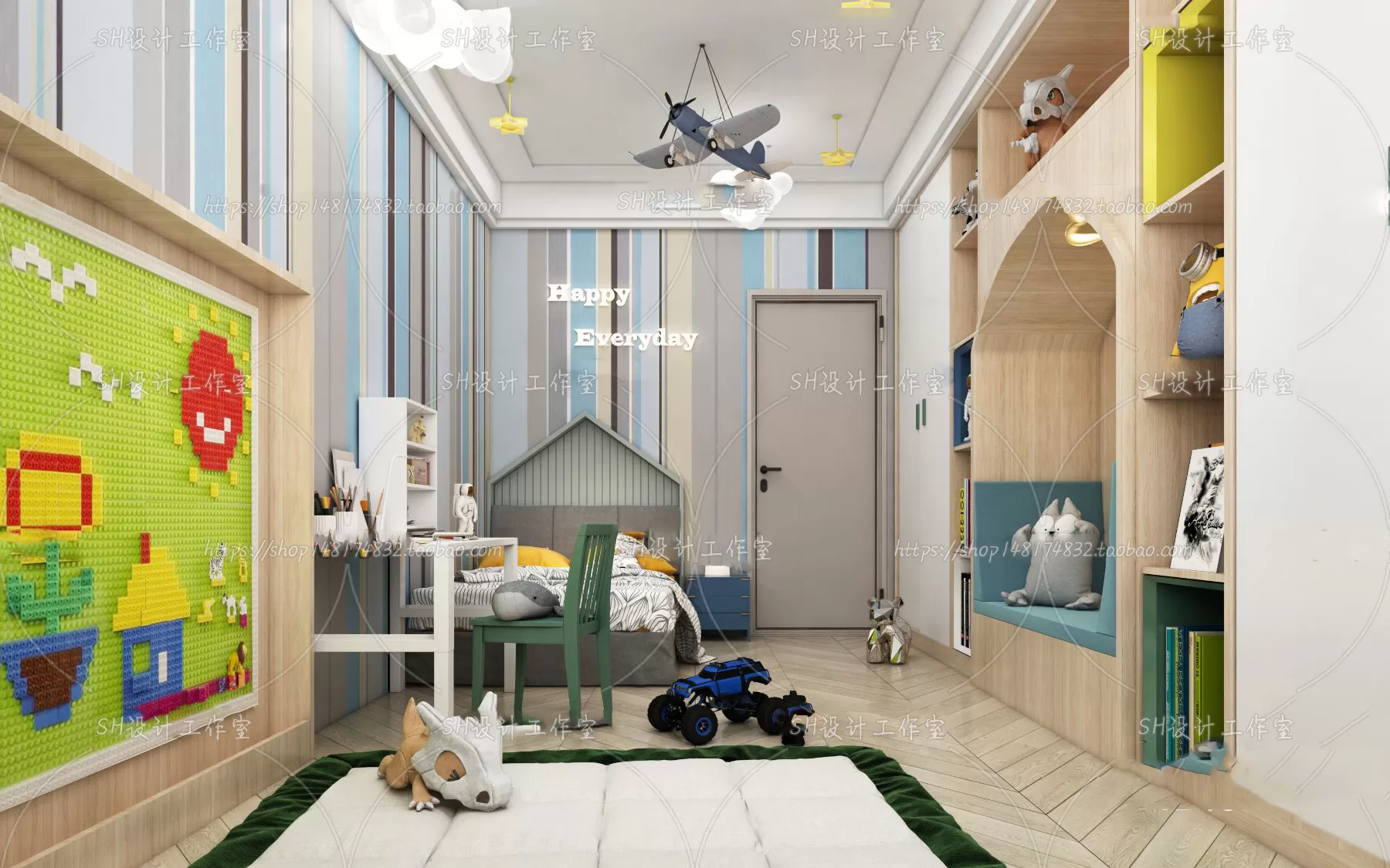 CHILDREN ROOM 3D SCENES – VRAY RENDER – 432 CHILDREN ROOM 3D SCENES – VRAY RENDER – 432
