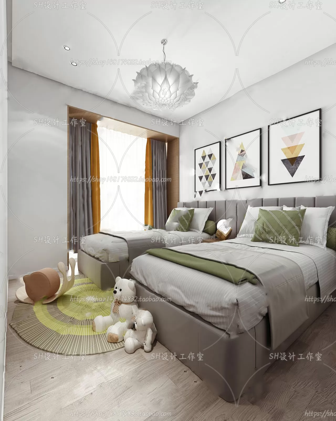 CHILDREN ROOM 3D SCENES – VRAY RENDER – 434 CHILDREN ROOM 3D SCENES – VRAY RENDER – 434