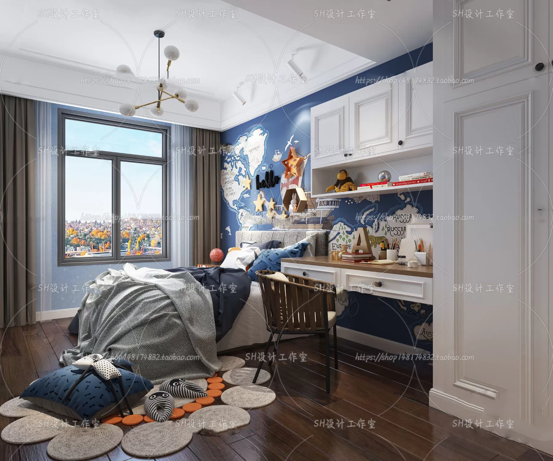 CHILDREN ROOM 3D SCENES – VRAY RENDER – 436 CHILDREN ROOM 3D SCENES – VRAY RENDER – 436