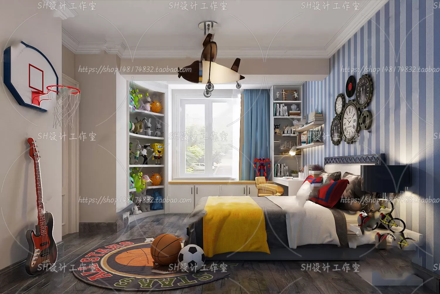 CHILDREN ROOM 3D SCENES – VRAY RENDER – 442 CHILDREN ROOM 3D SCENES – VRAY RENDER – 442
