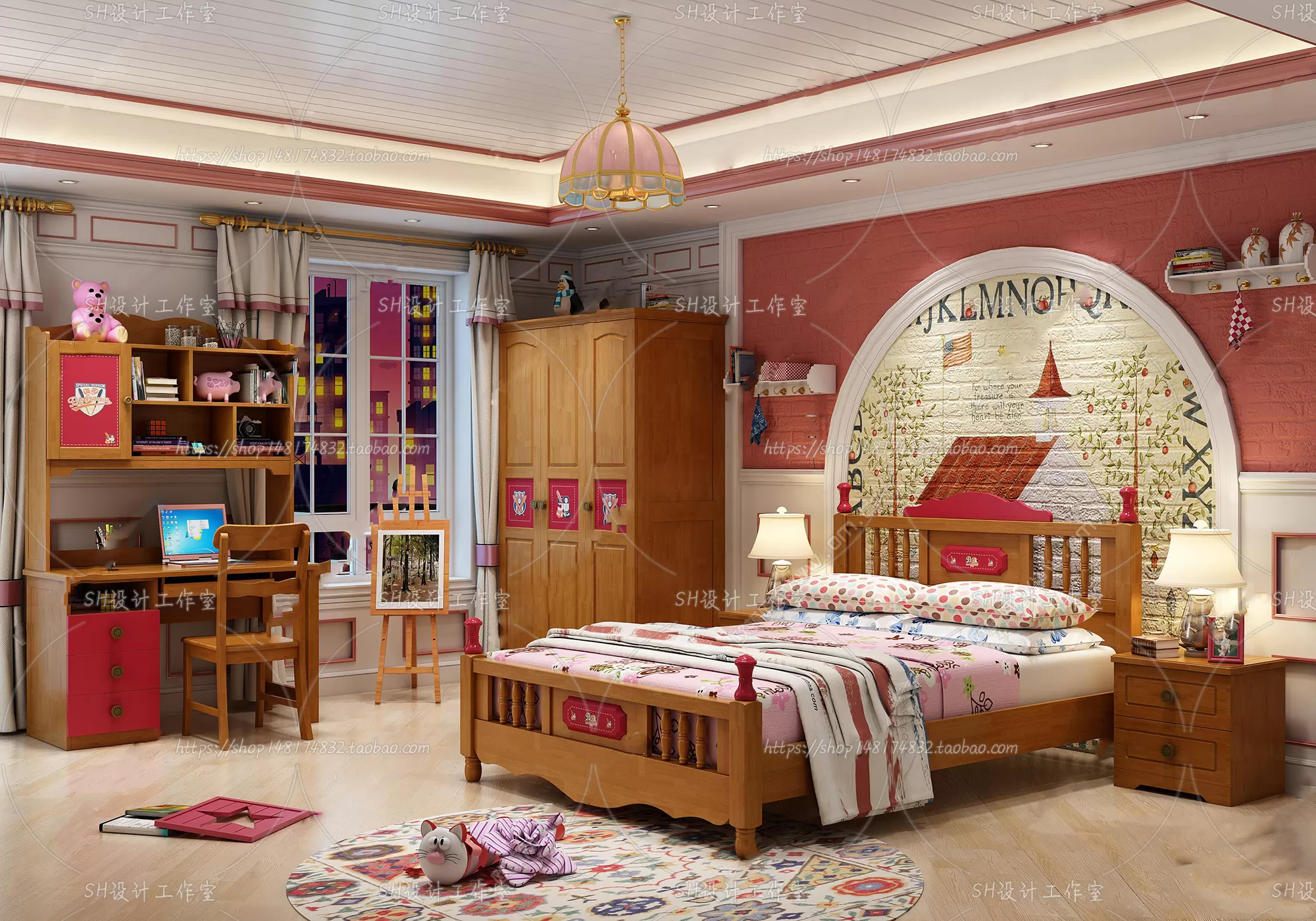 CHILDREN ROOM 3D SCENES – VRAY RENDER – 444 CHILDREN ROOM 3D SCENES – VRAY RENDER – 444