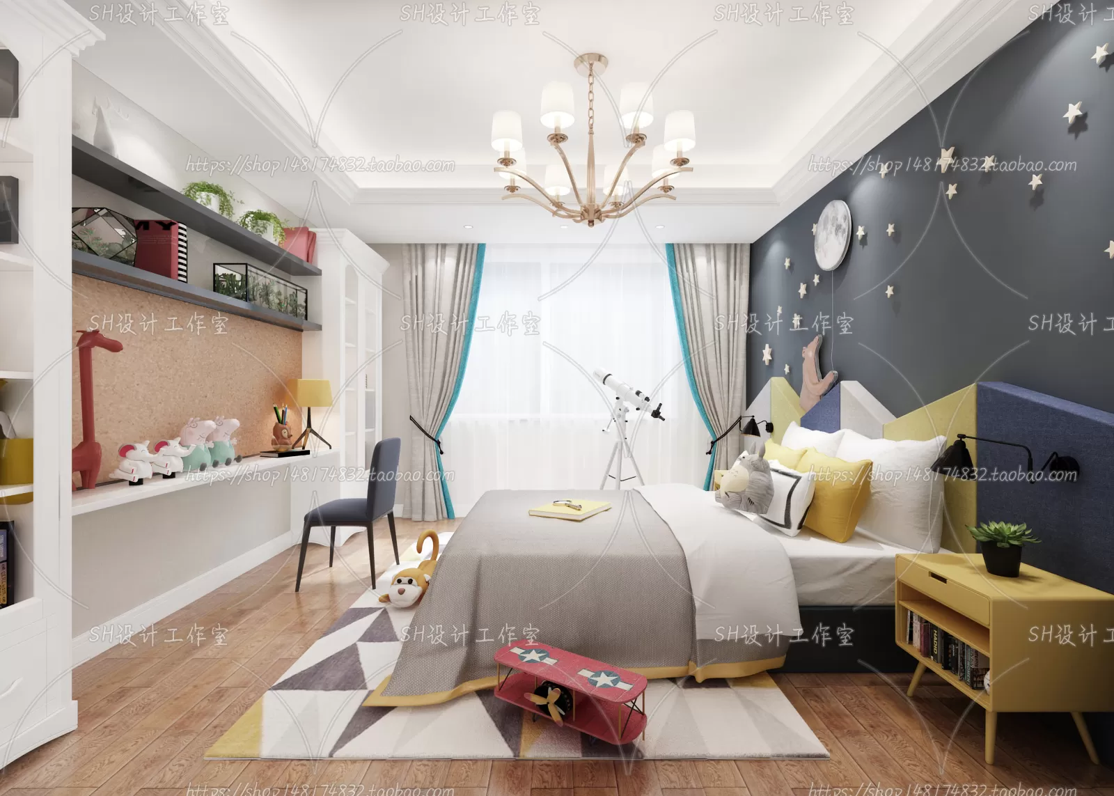 CHILDREN ROOM 3D SCENES – VRAY RENDER – 445 CHILDREN ROOM 3D SCENES – VRAY RENDER – 445