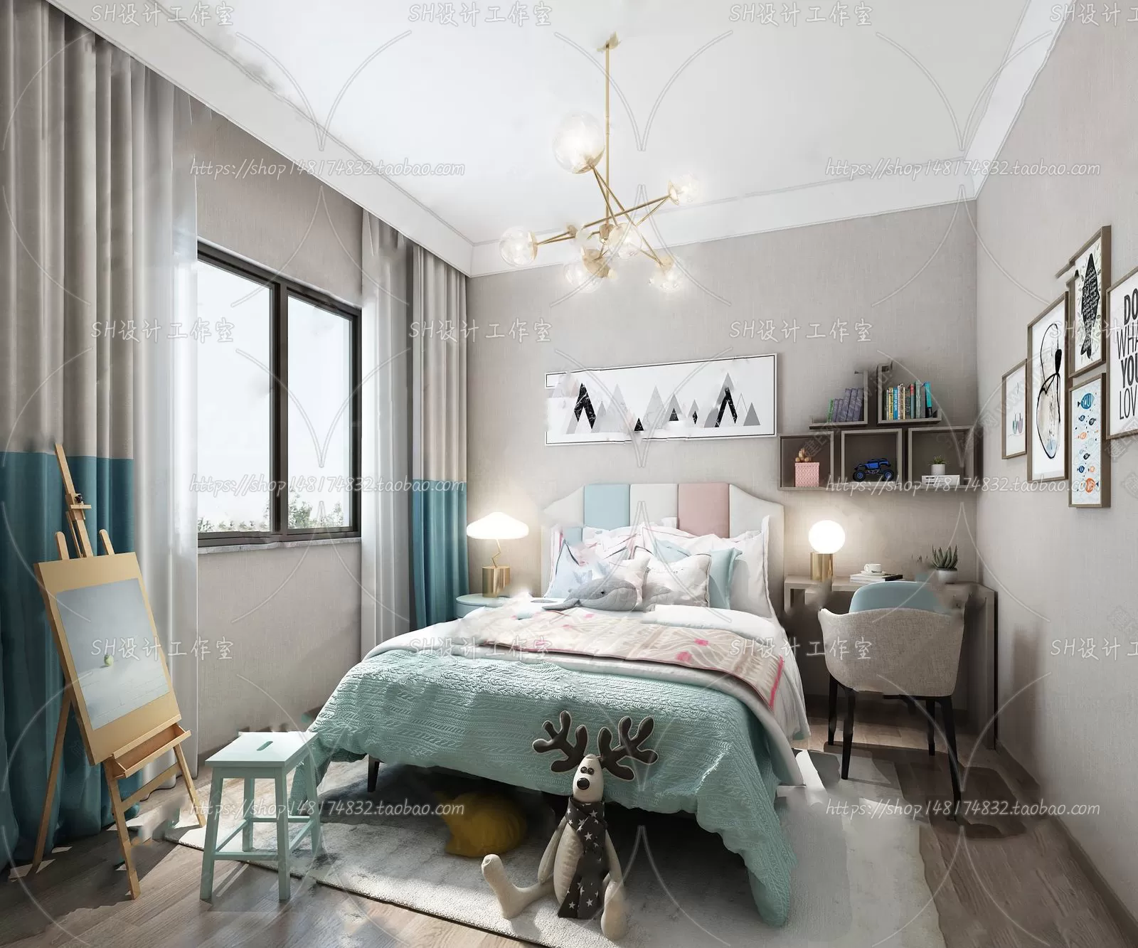 CHILDREN ROOM 3D SCENES – VRAY RENDER – 446 CHILDREN ROOM 3D SCENES – VRAY RENDER – 446