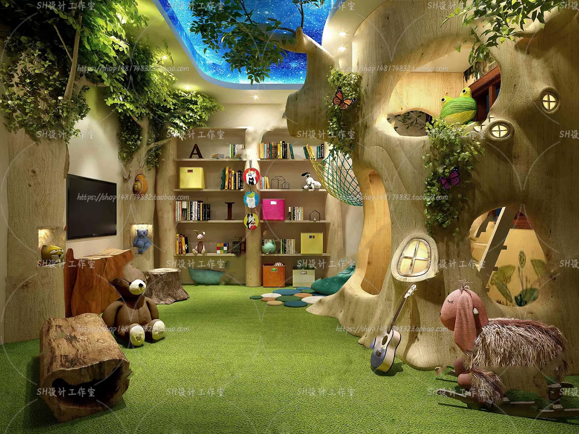 CHILDREN ROOM 3D SCENES – VRAY RENDER – 447 CHILDREN ROOM 3D SCENES – VRAY RENDER – 447