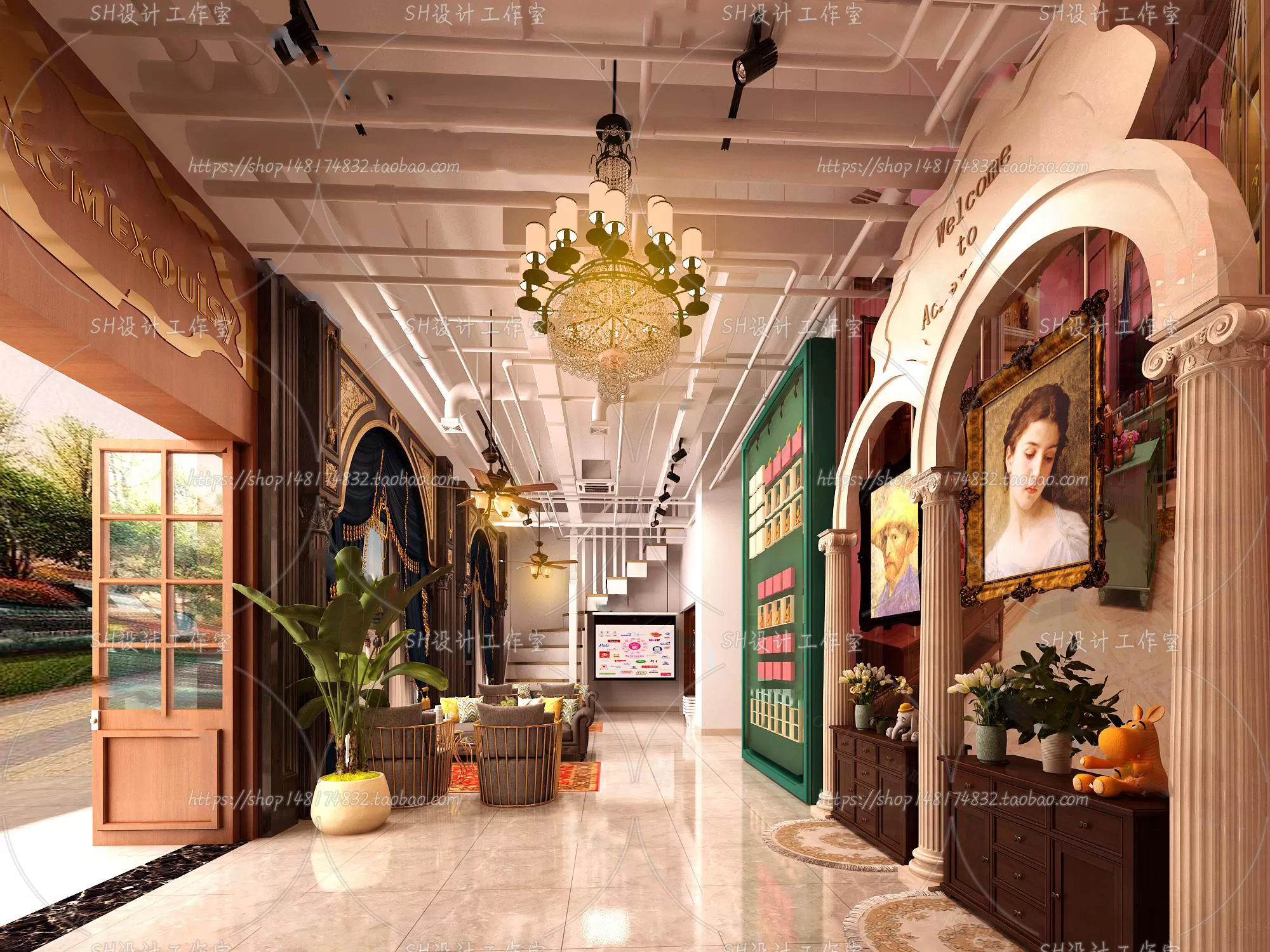 CHILDREN STORE 3D SCENES – VRAY RENDER – 23