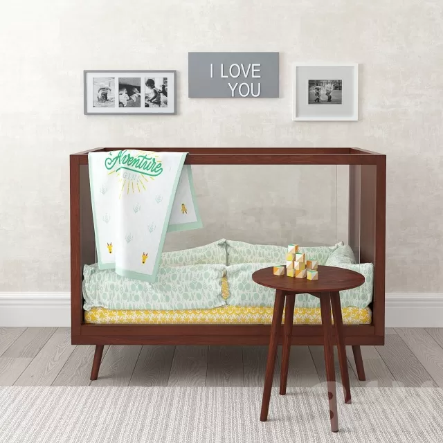 Acrylic wood bed – 205279