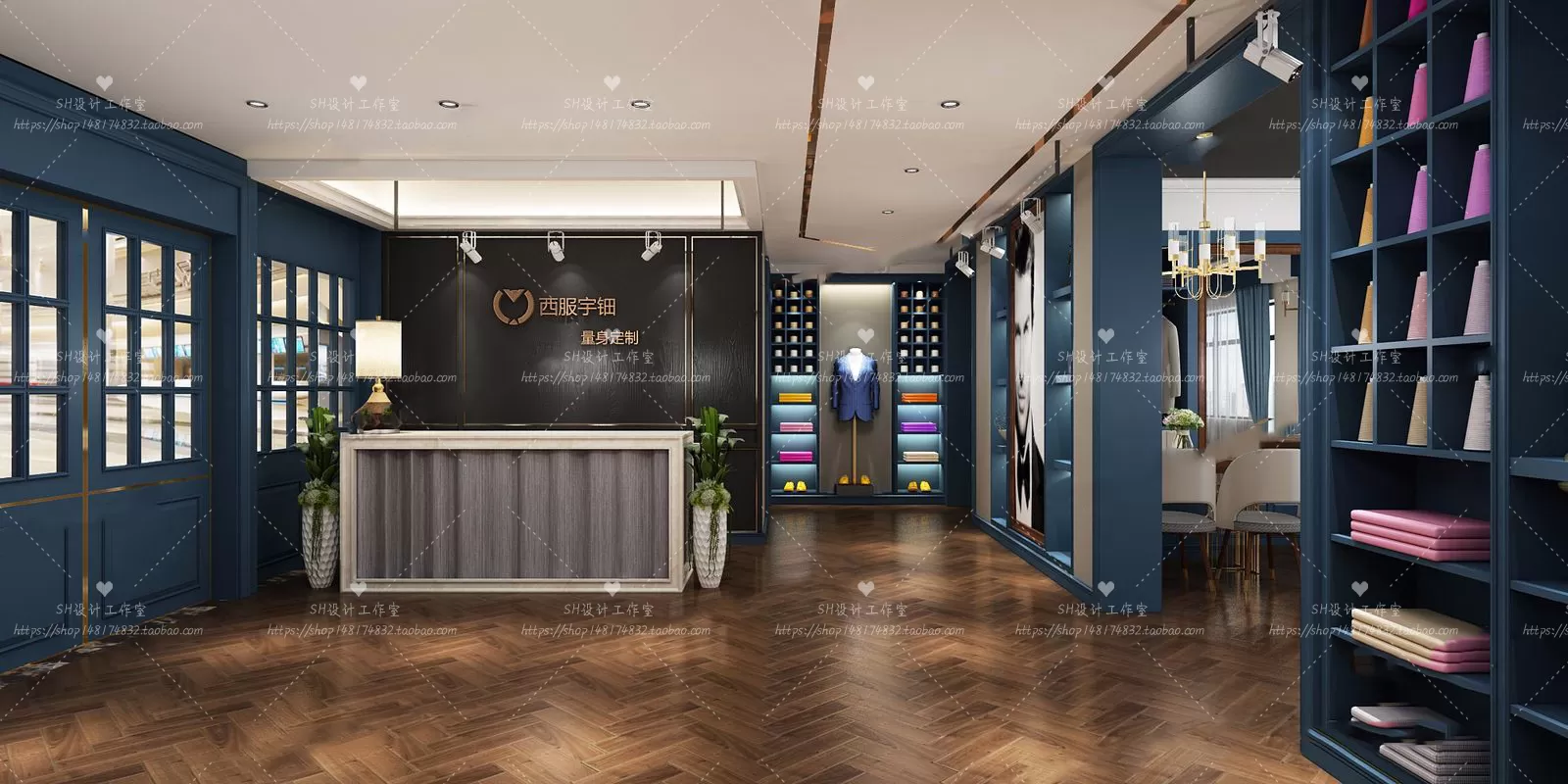 CLOTHING STORE 3D SCENES – VRAY RENDER – 89