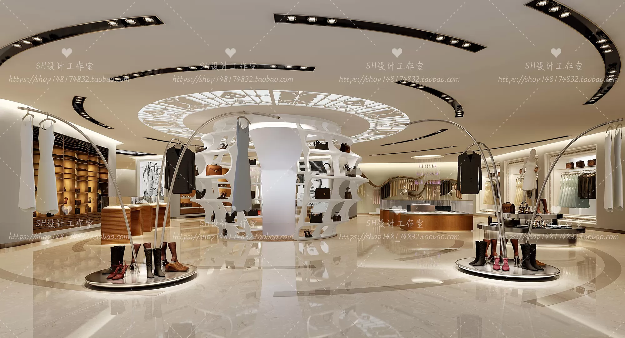 CLOTHING STORE 3D SCENES – VRAY RENDER – 95