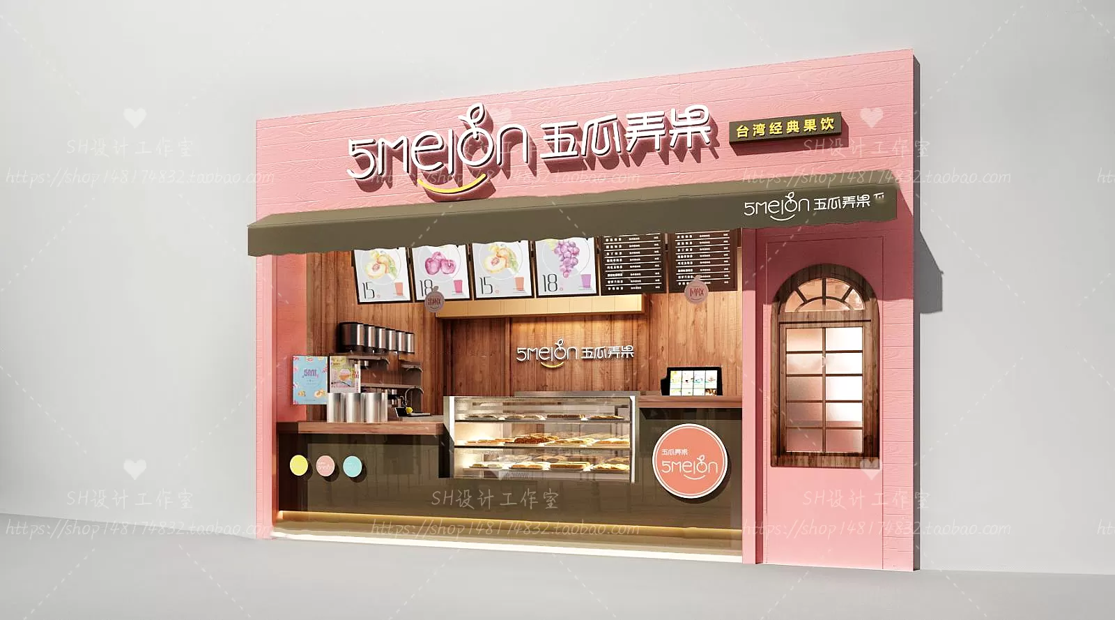 COFFEE SHOP 3D SCENES – VRAY RENDER – 02