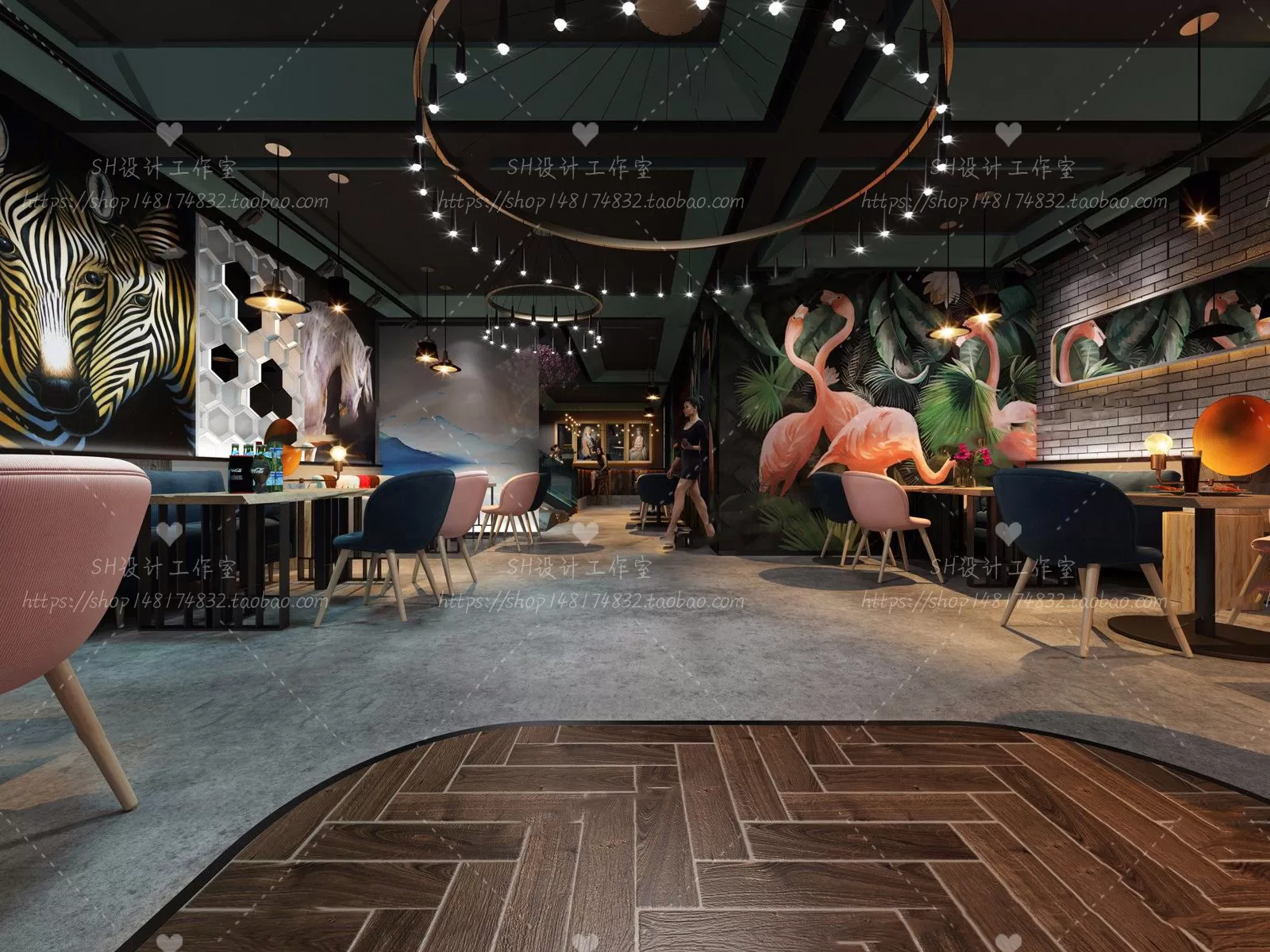 COFFEE SHOP 3D SCENES – VRAY RENDER – 27