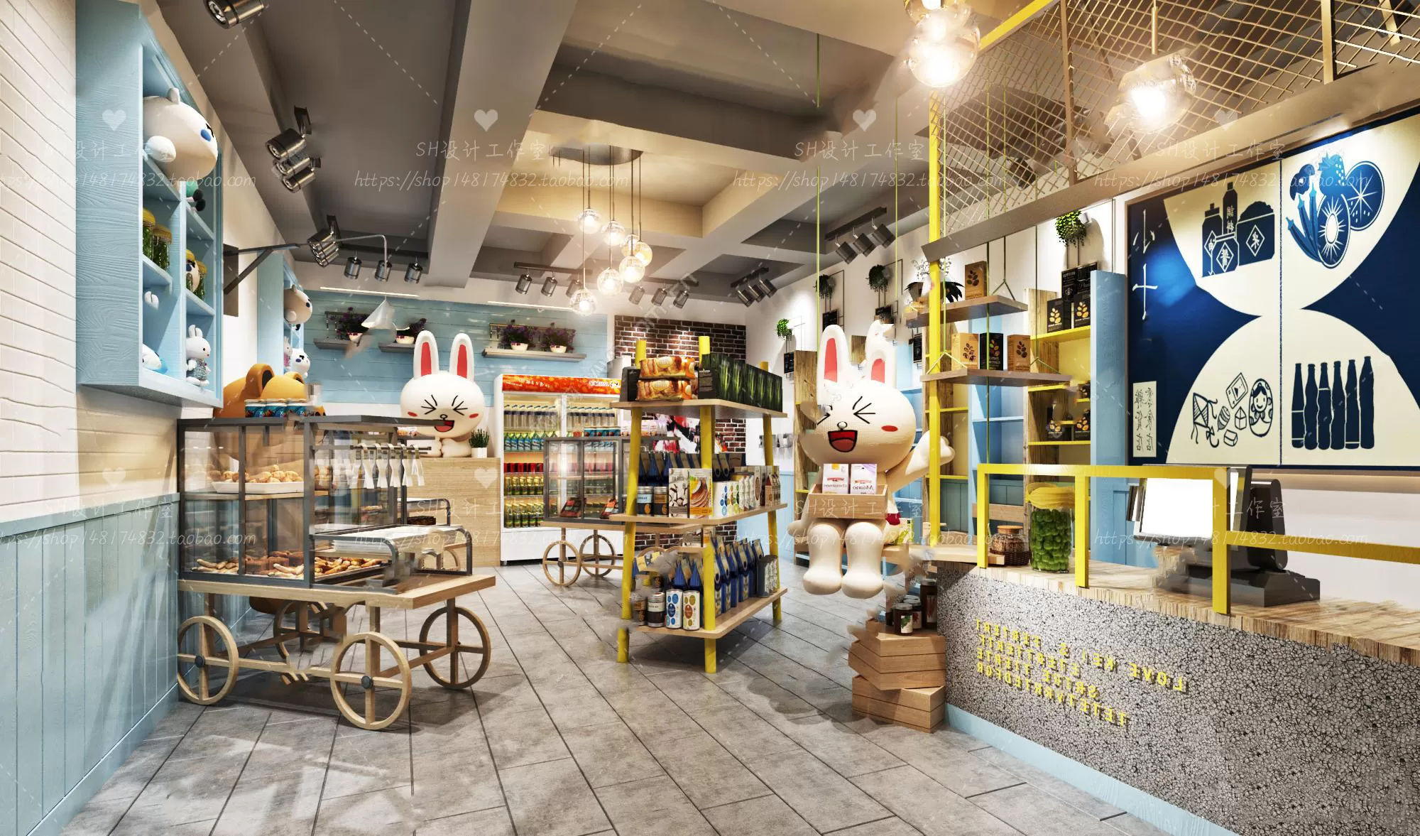 COFFEE SHOP 3D SCENES – VRAY RENDER – 46