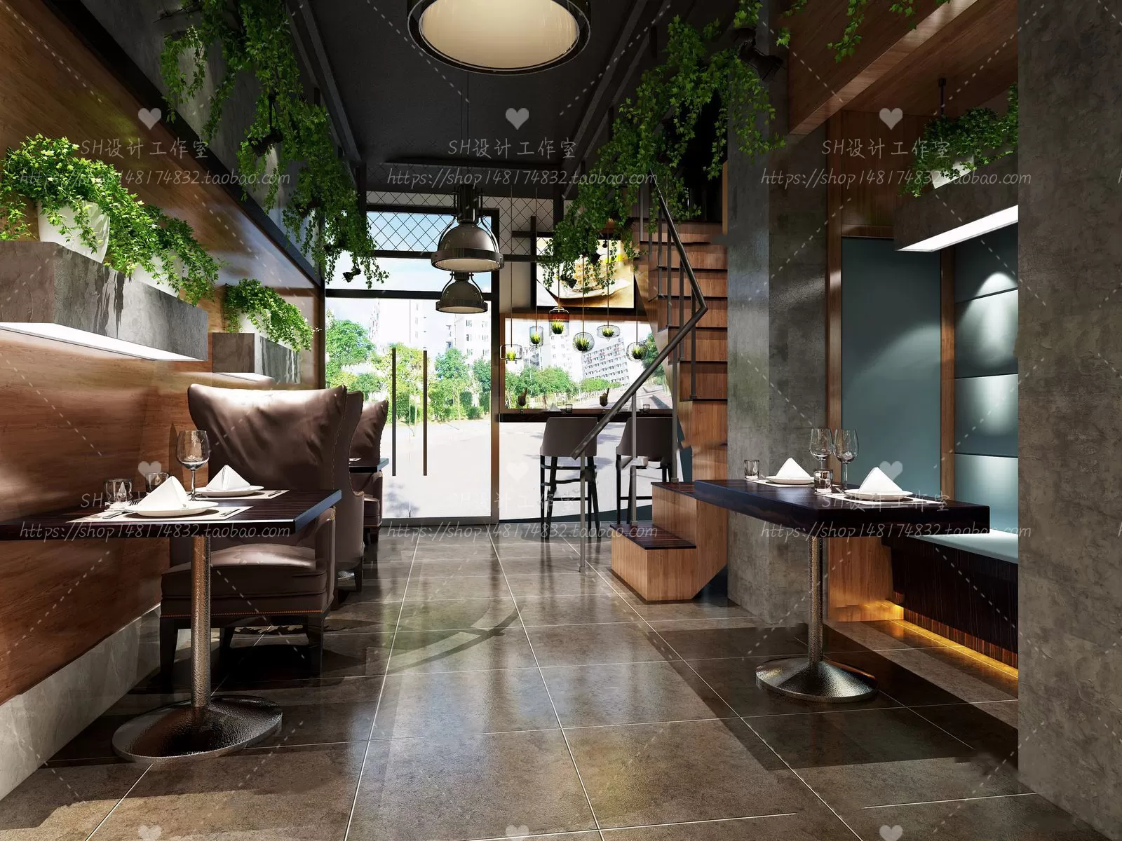 COFFEE SHOP 3D SCENES – VRAY RENDER – 56