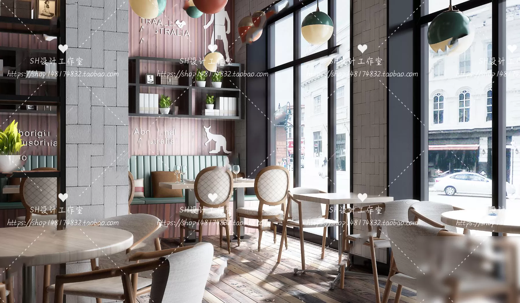 COFFEE SHOP 3D SCENES – VRAY RENDER – 71