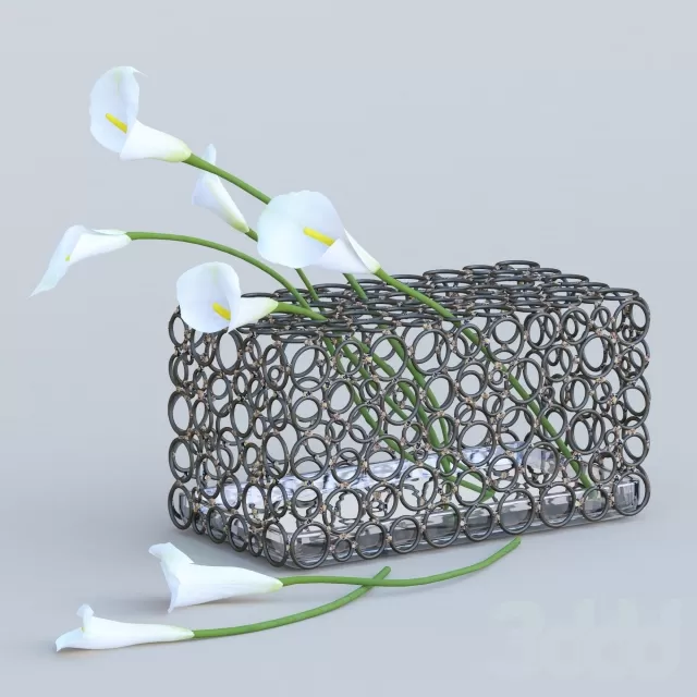 Affleck Rectangle Vase  Square Vase – 205321