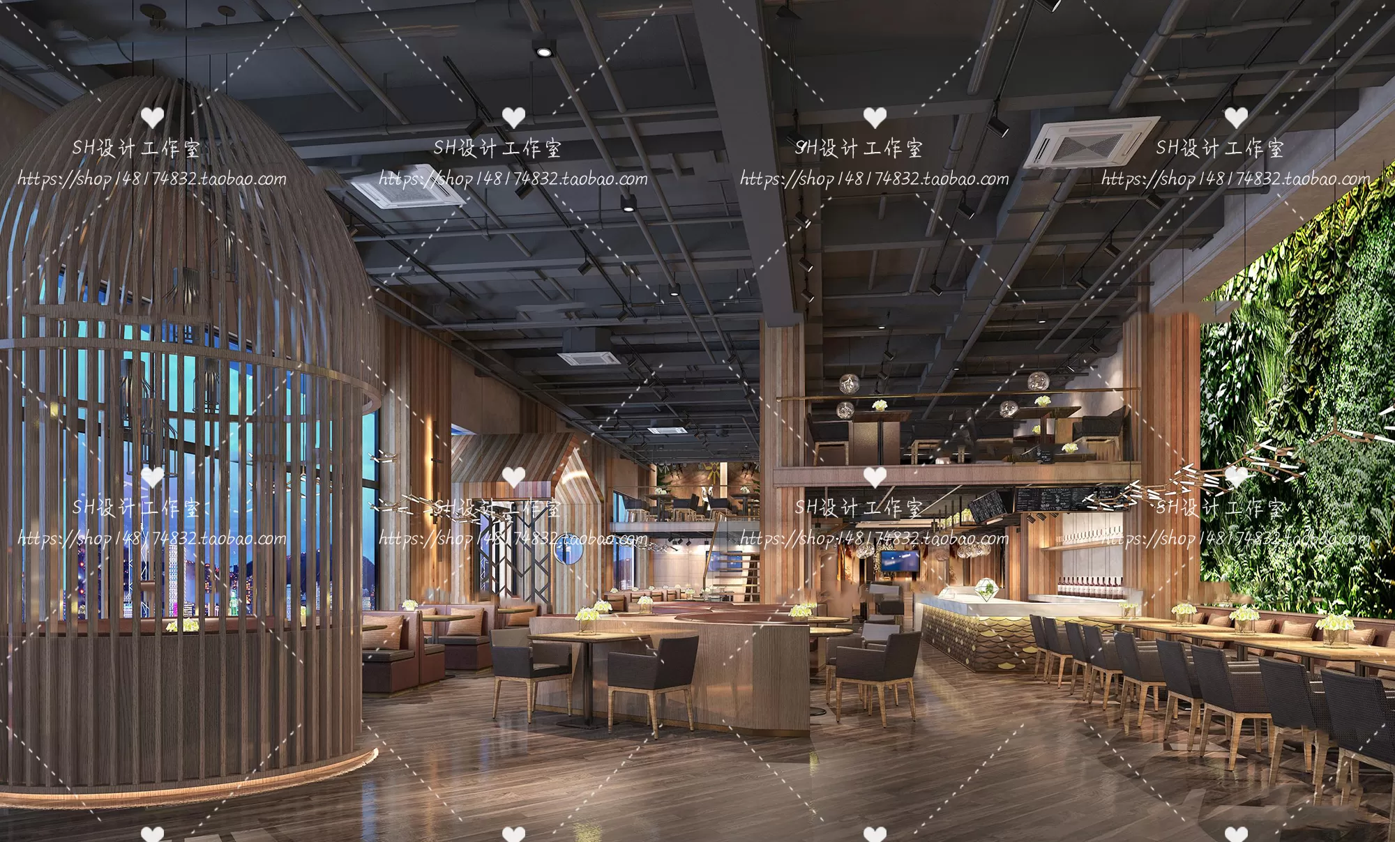 COFFEE SHOP 3D SCENES – VRAY RENDER – 117