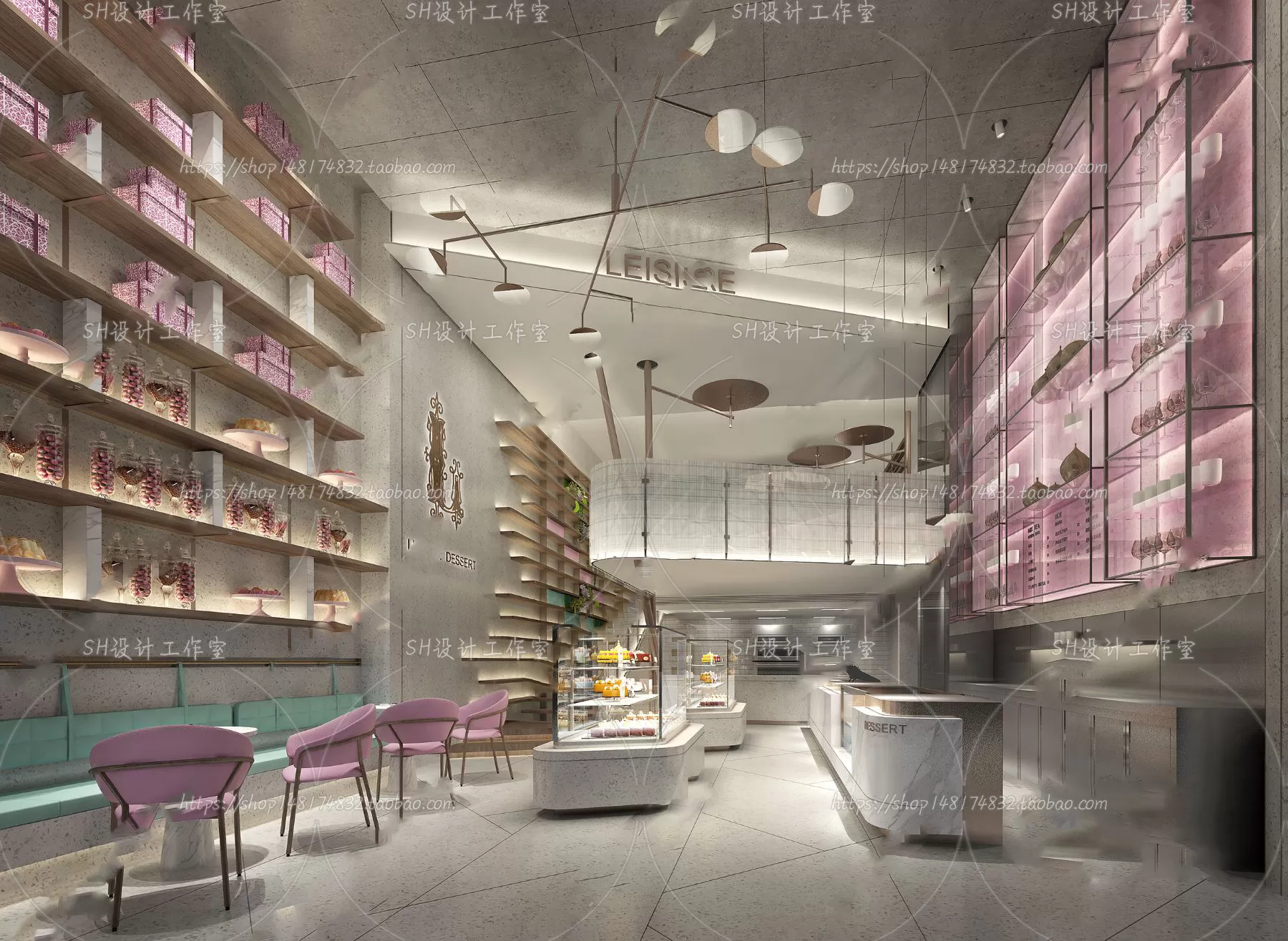 COFFEE SHOP 3D SCENES – VRAY RENDER – 147