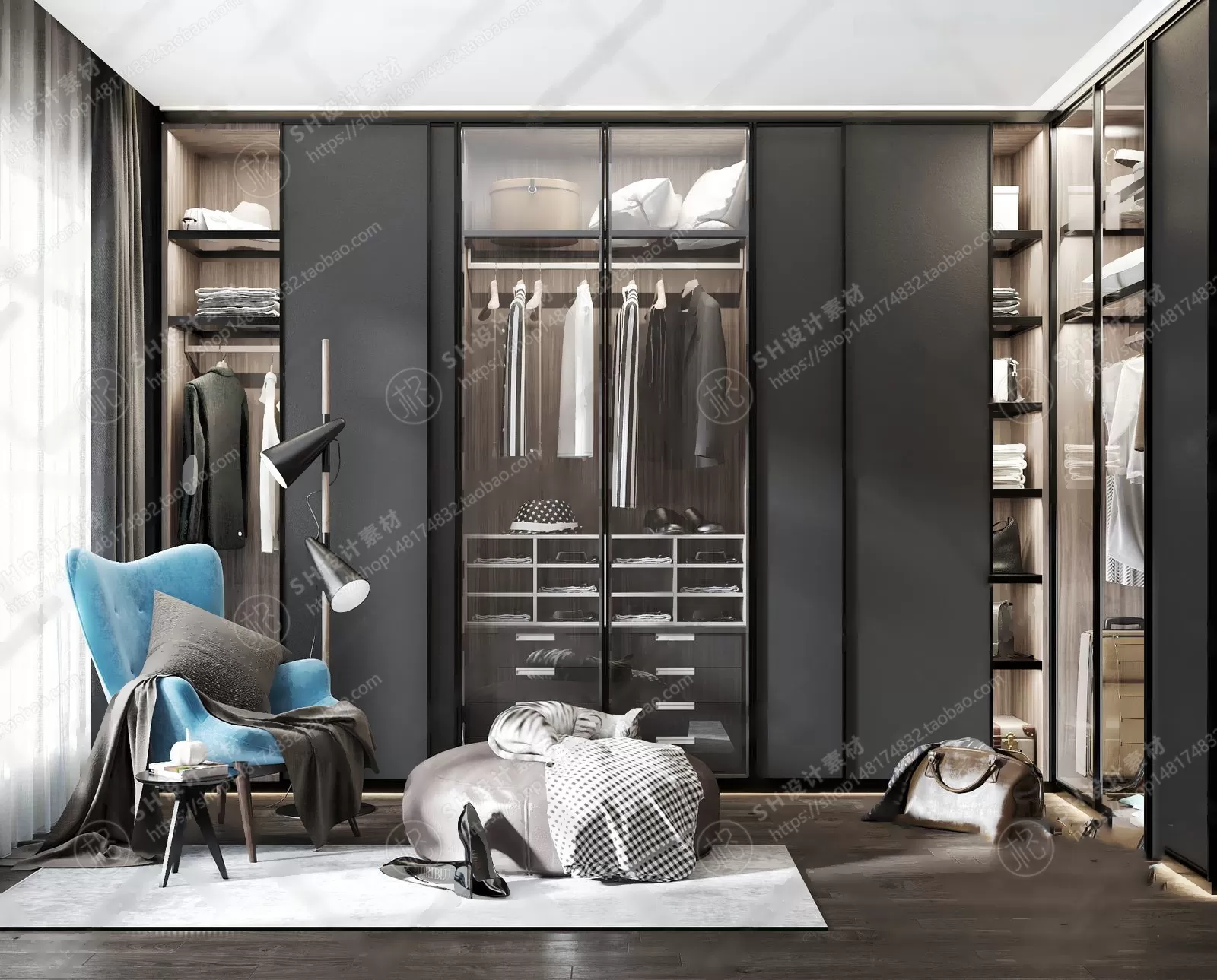 DRESSING ROOM 3D SCENES – VRAY RENDER – 04