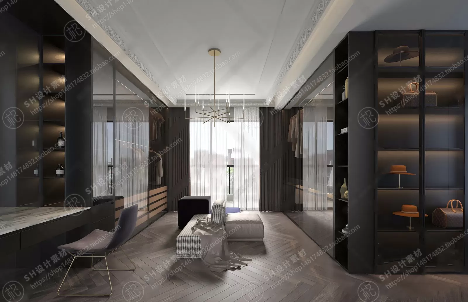 DRESSING ROOM 3D SCENES – VRAY RENDER – 06