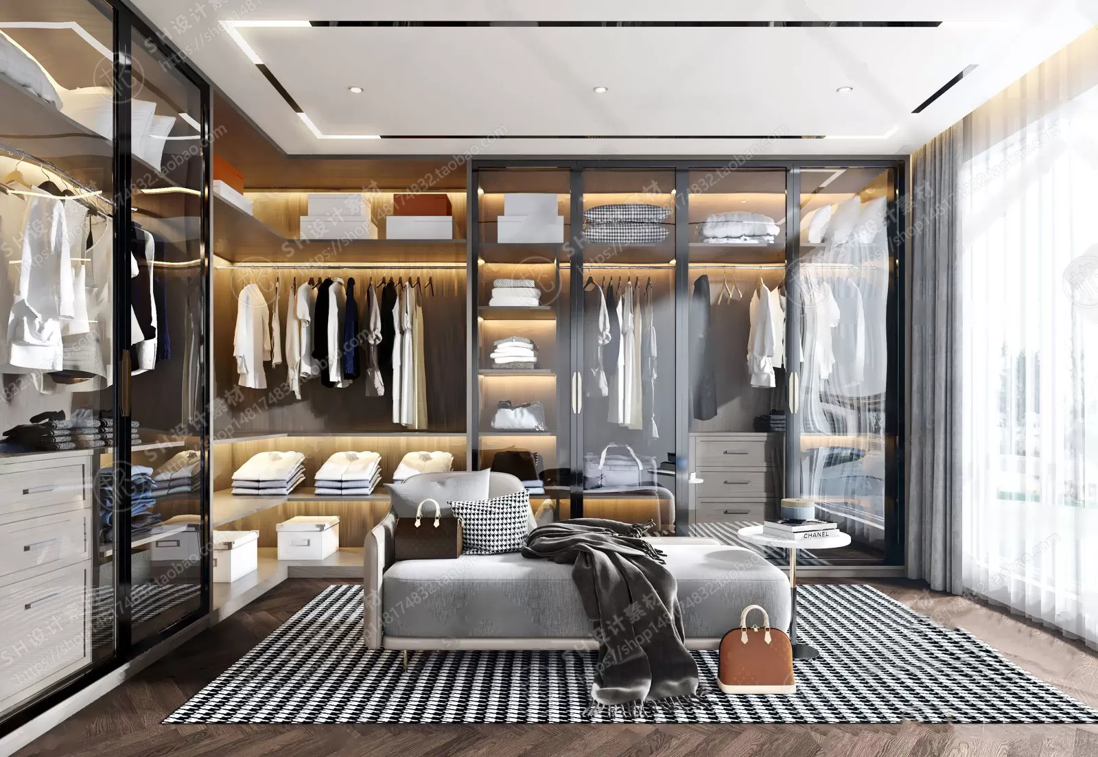 DRESSING ROOM 3D SCENES – VRAY RENDER – 09