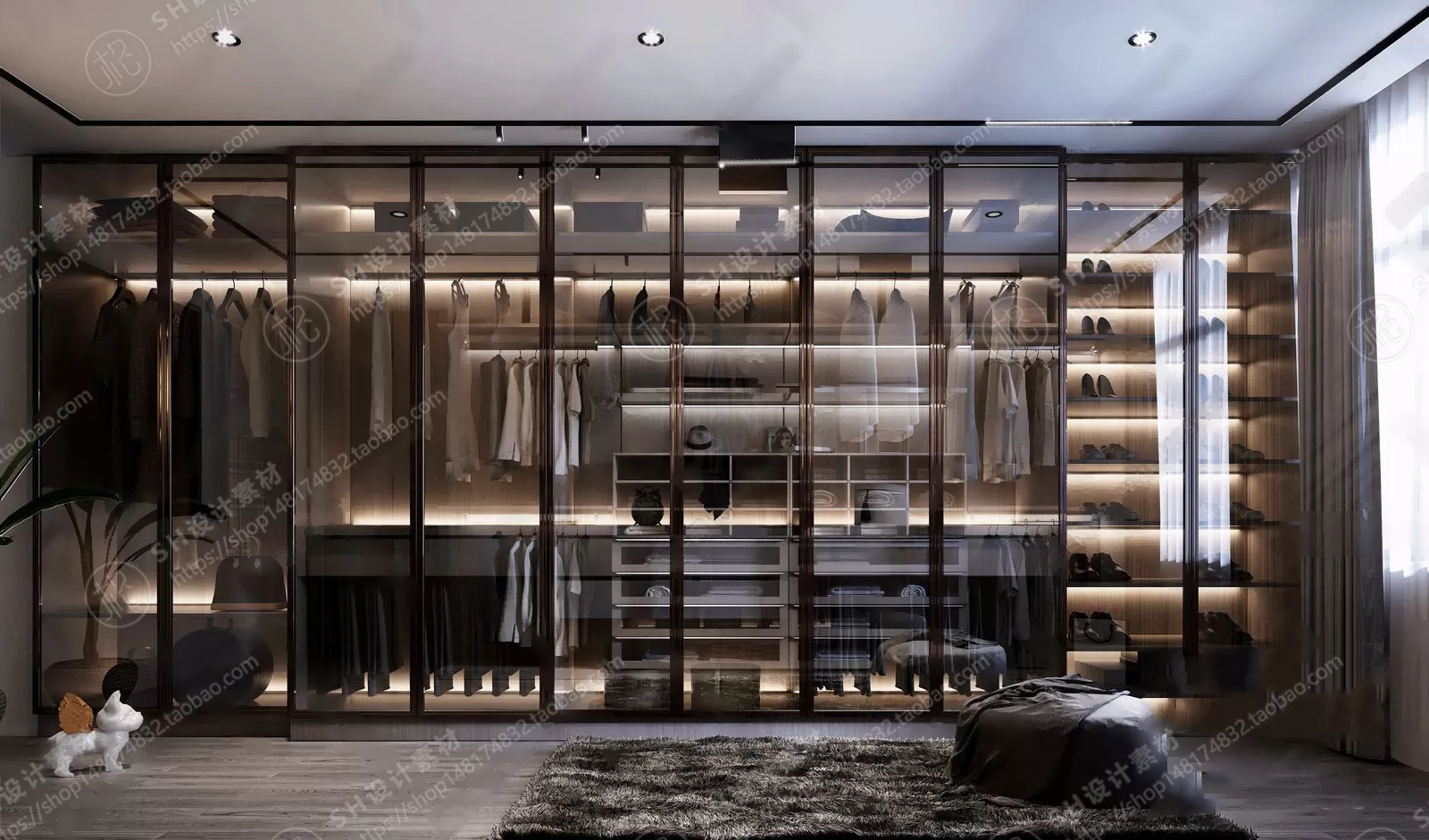 DRESSING ROOM 3D SCENES – VRAY RENDER – 15