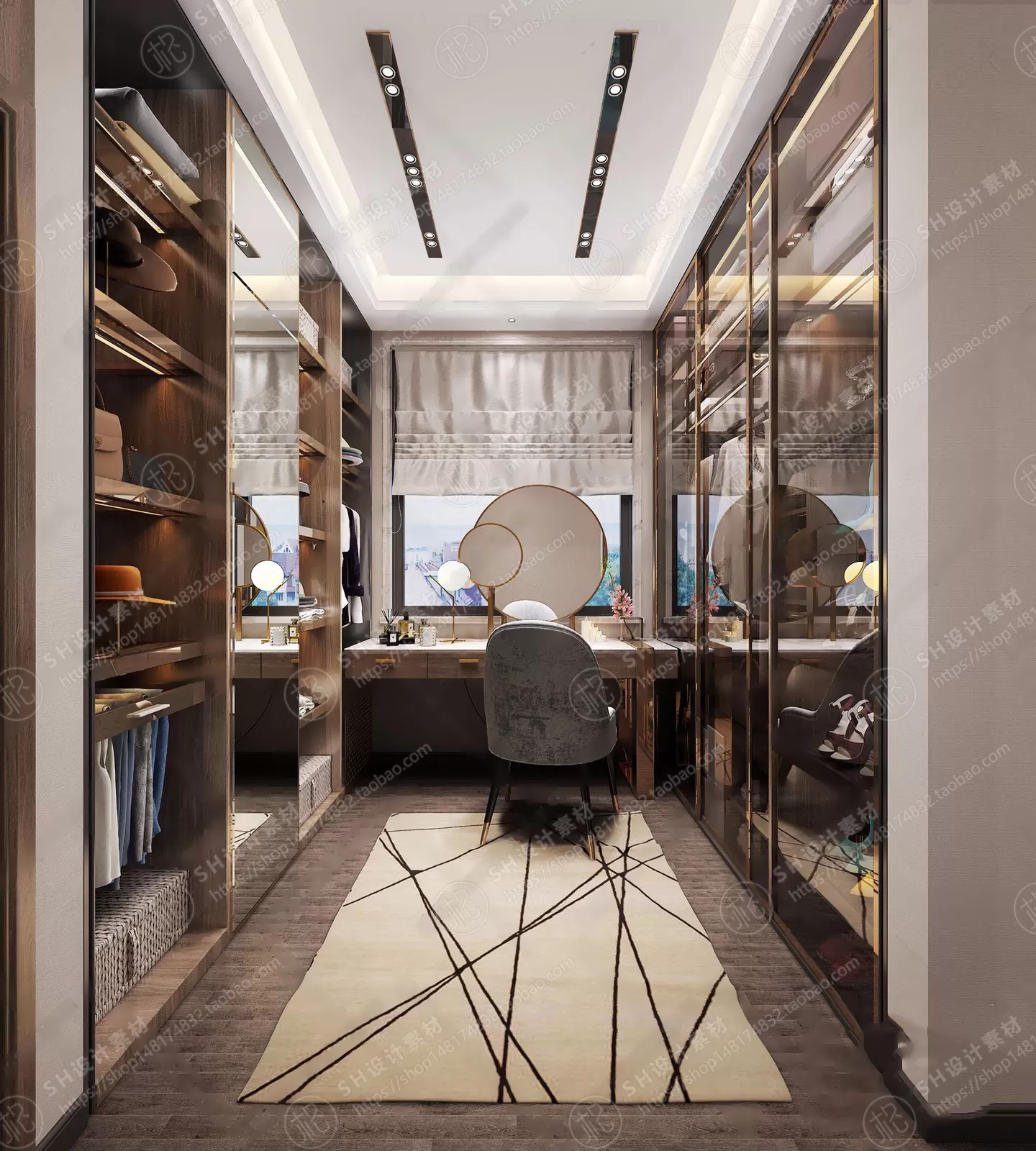 DRESSING ROOM 3D SCENES – VRAY RENDER – 19